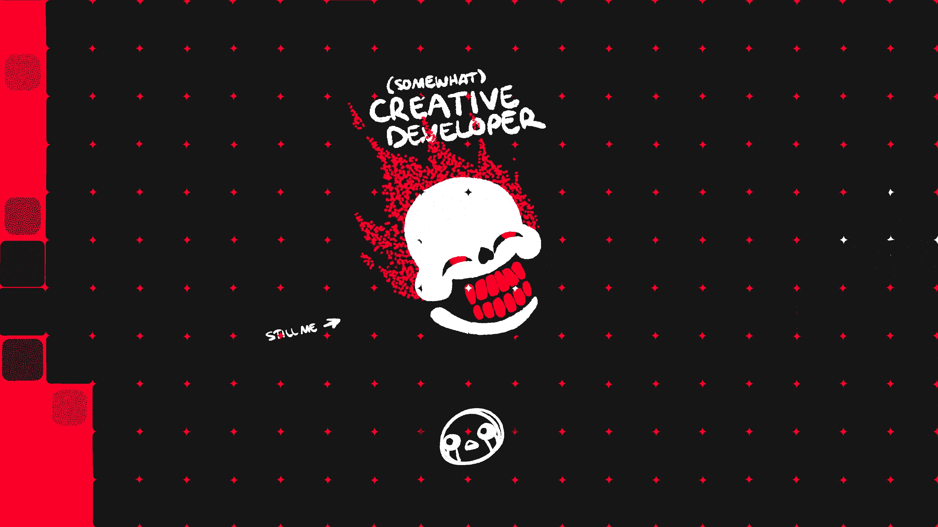 Full page screenshot of the Adrien Lamy website. Independent Creative Developer based in Paris, passionate about animation and …