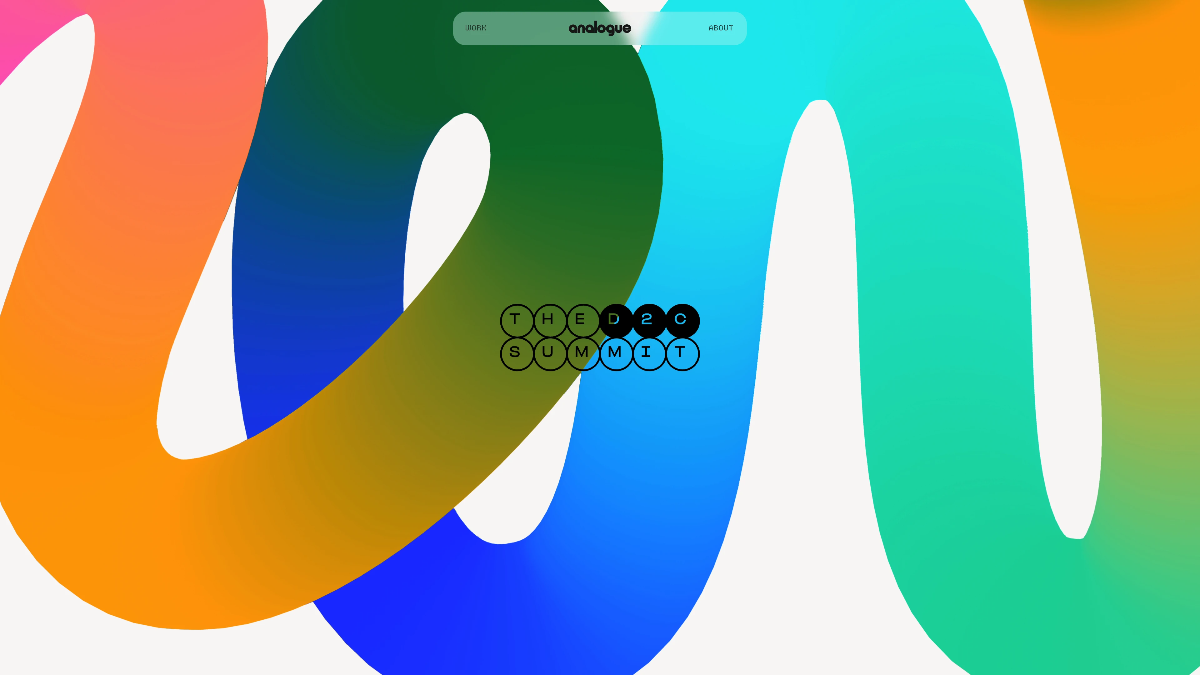 Full page screenshot of the Analogue Agency website. A premier destination for award-winning branding and digital design solutions. …