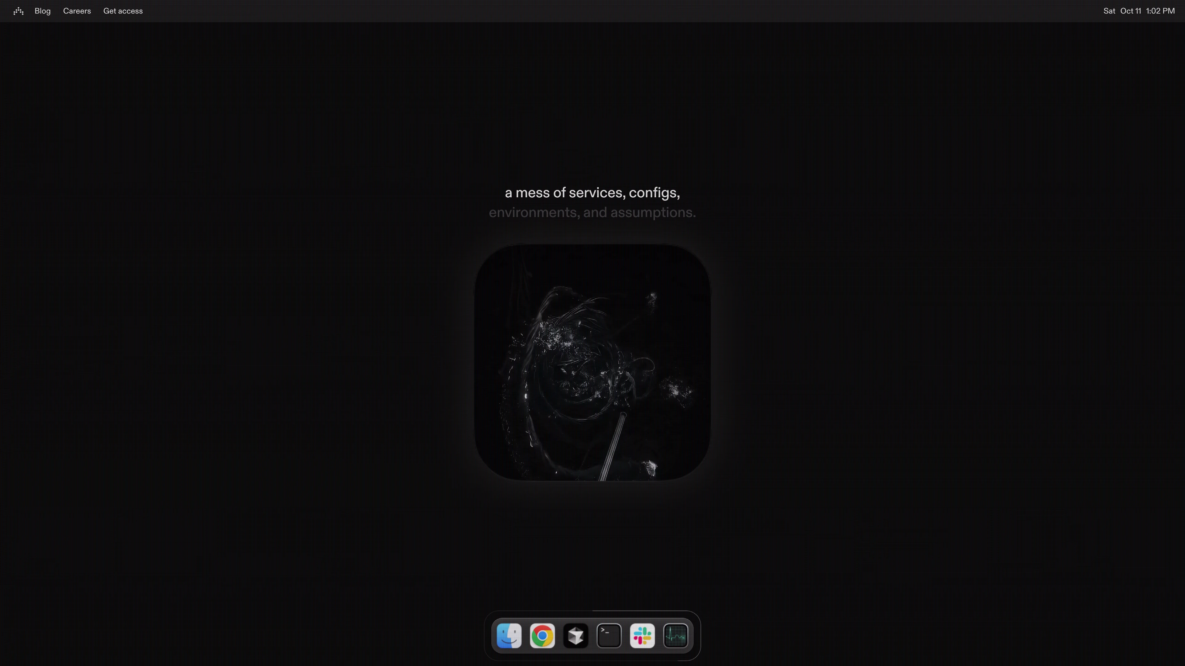 Full page screenshot of the Antimetal website. For everything that happens after you deploy. Antimetal is the AI platform to …