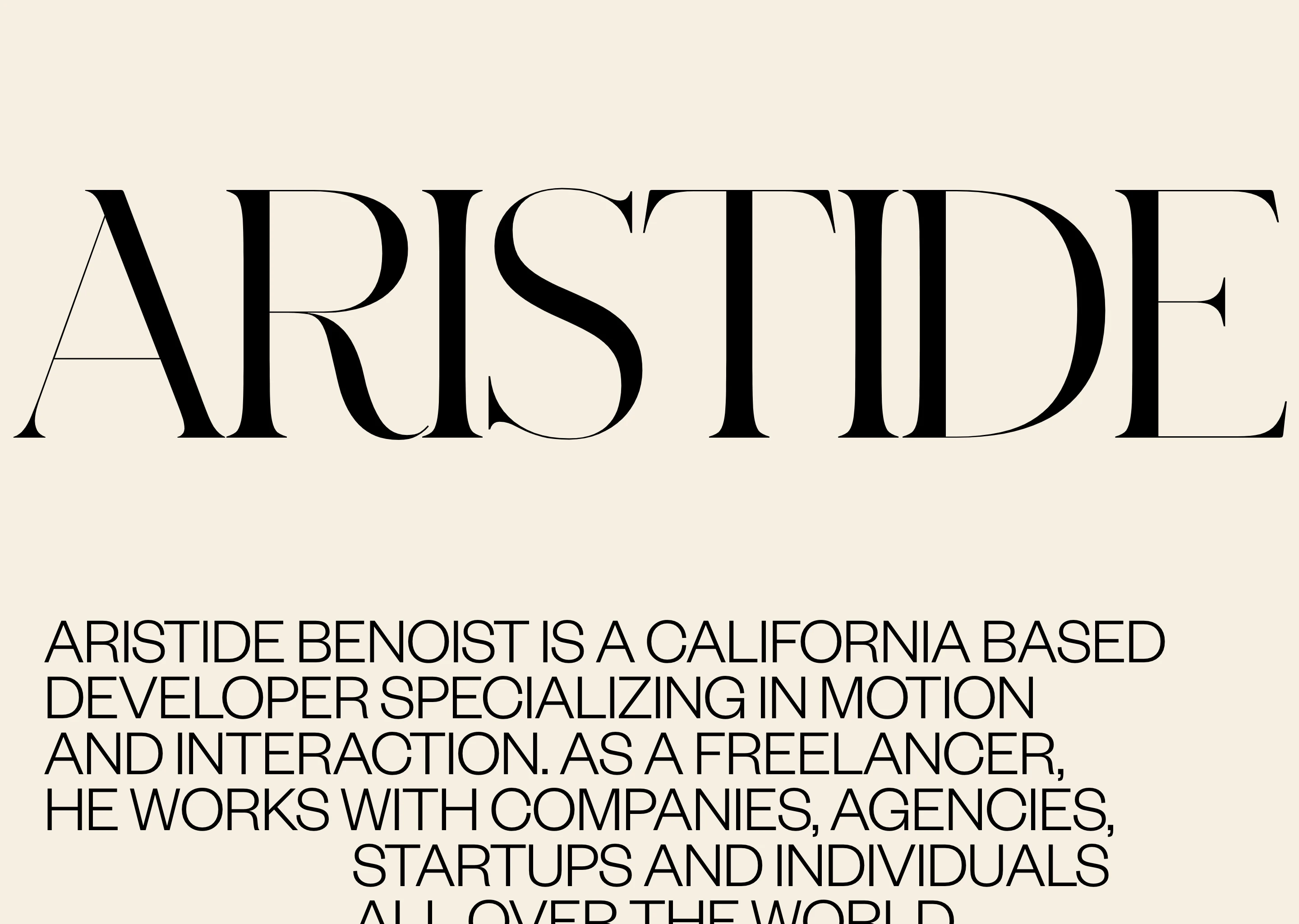 Aristide Benoist — Aristide Benoist