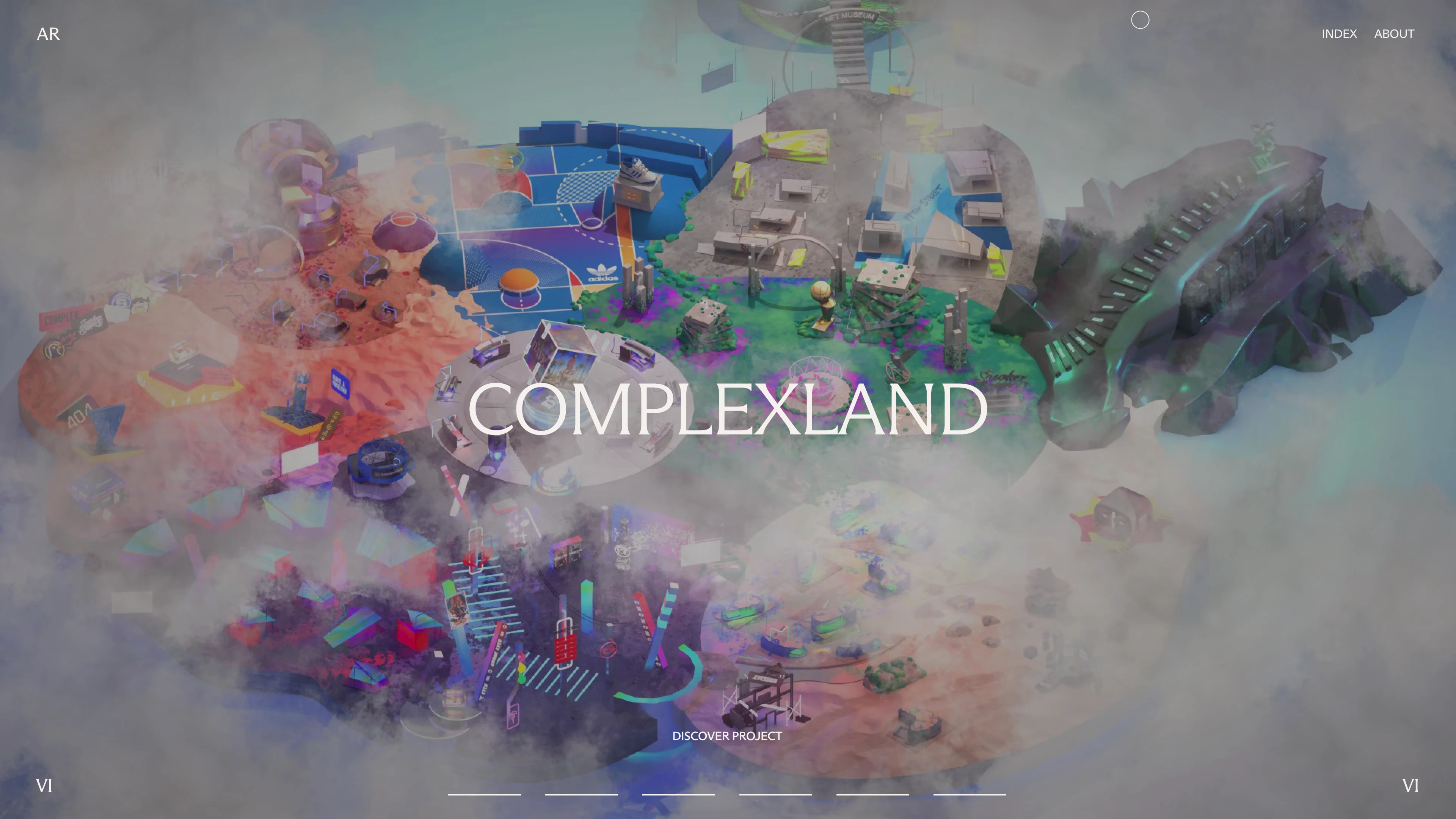 Full page screenshot of the Arnaud Rocca website. Freelance creative developer and co-founder of TOOSOON, a Paris-based creative …