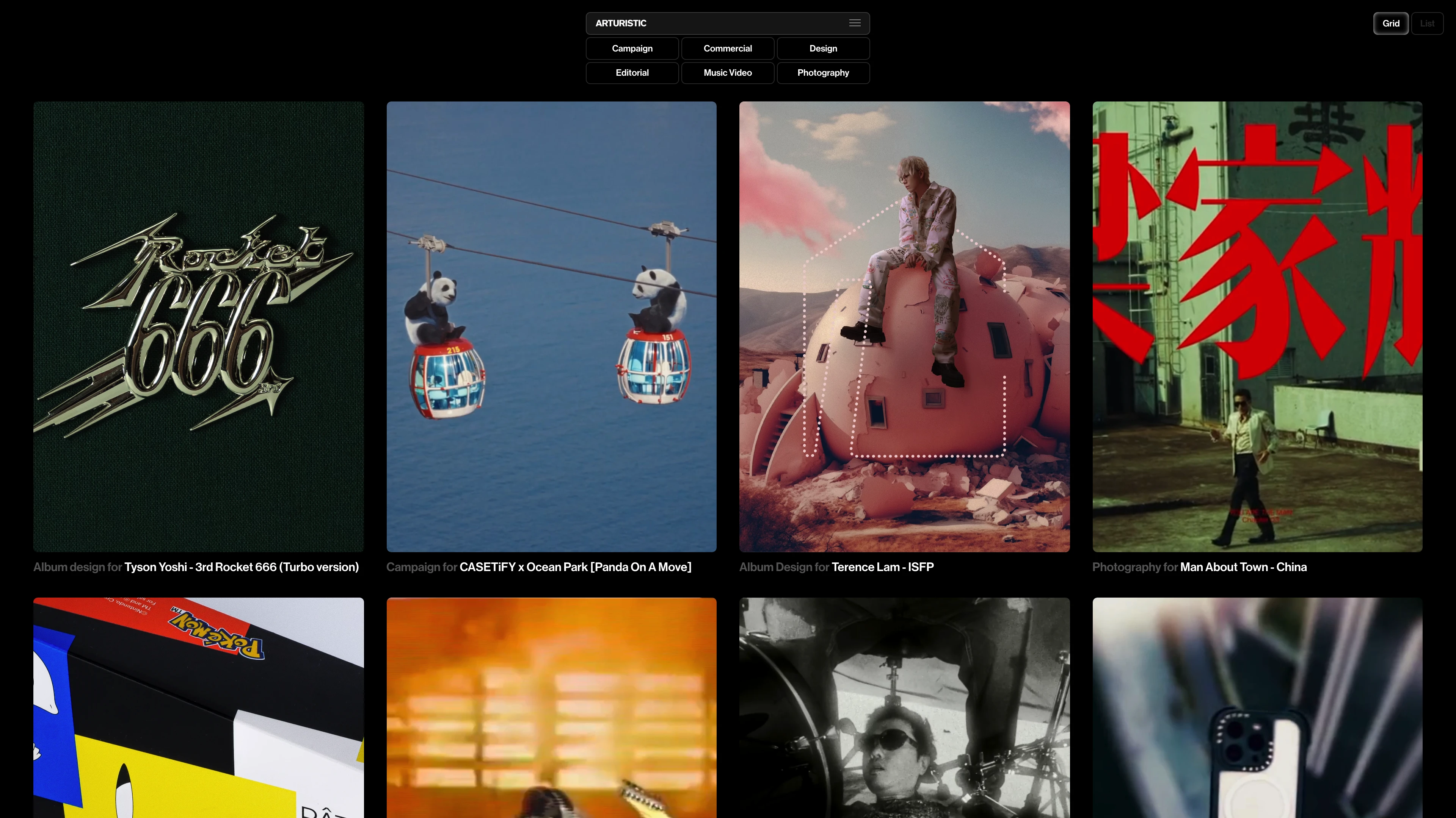 Full page screenshot of the ARTURISTIC website. Arturistic stands for Art, Culture and Futuristic. With a mission to Discover …