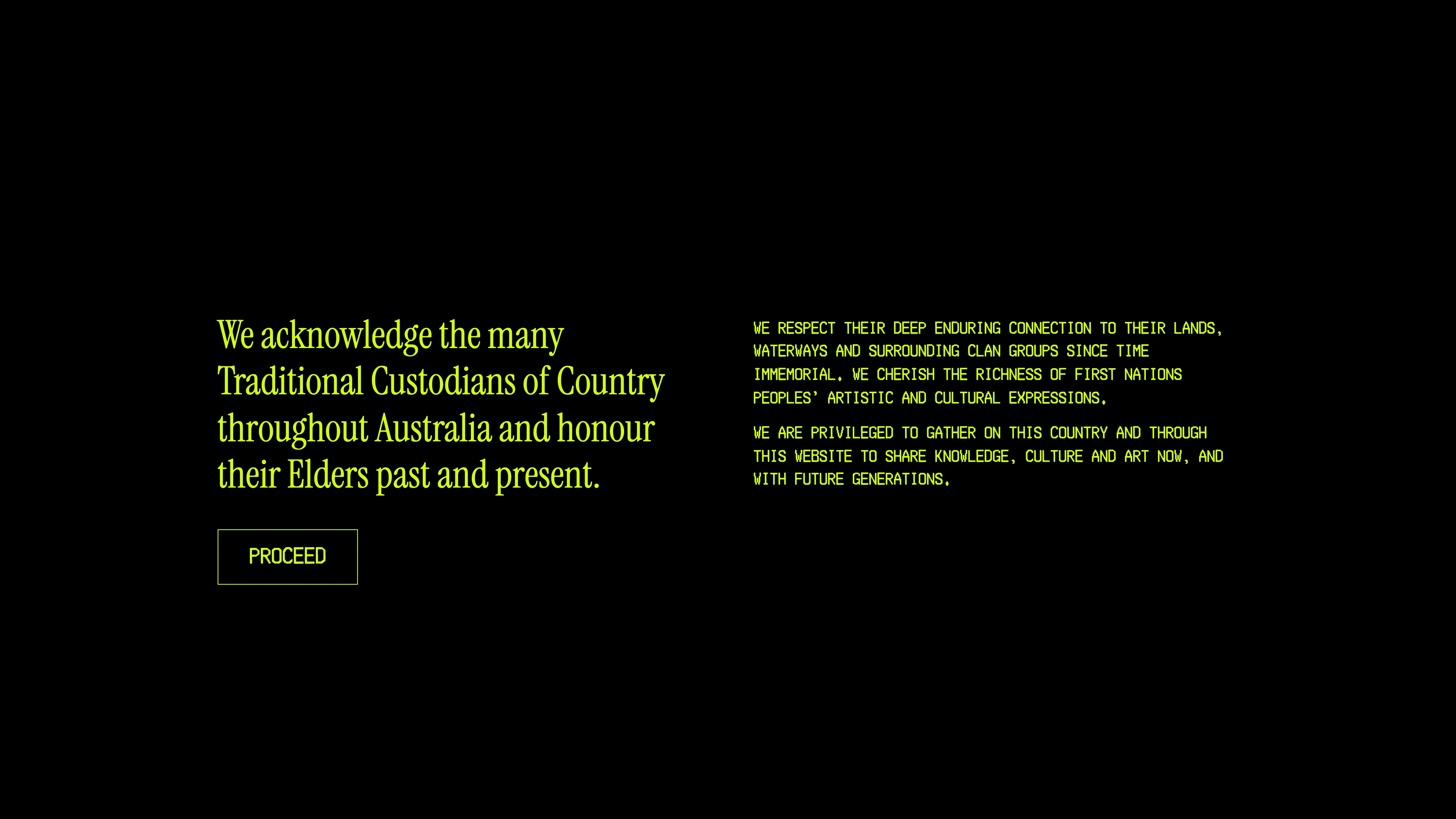 Full page screenshot of the Ausify website. Your destination for searching and discovering Australian music. Find new Aussie …