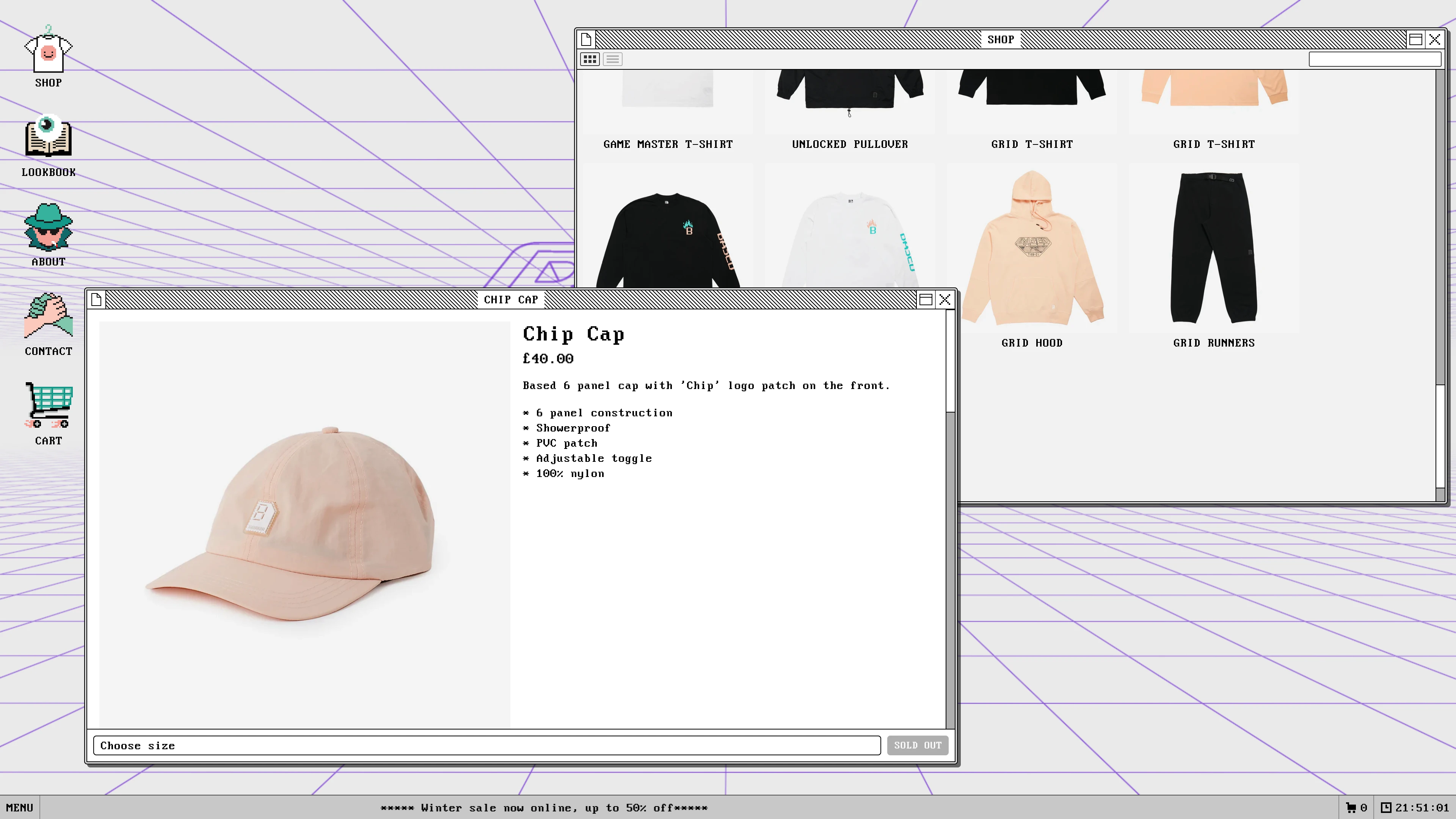 Full page screenshot of the Based website. Based make high level, wearable offline gaming equipment and apparel. Their …