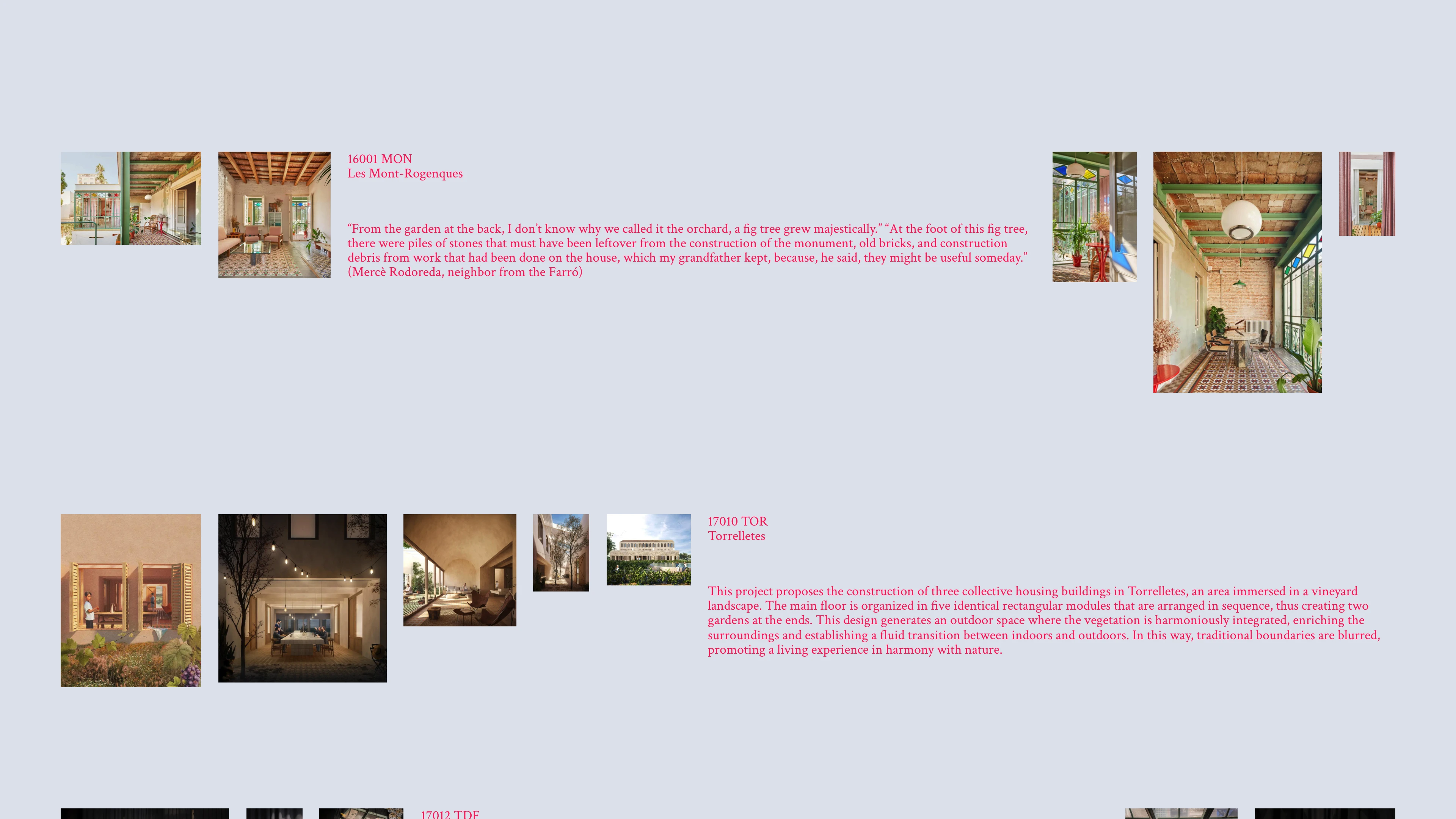 Full page screenshot of the Biga website. Estudi Biga is a cooperative of architects founded in 2018 and based in …