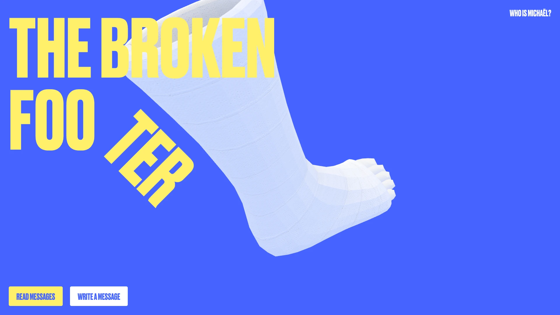 The Broken Footer
