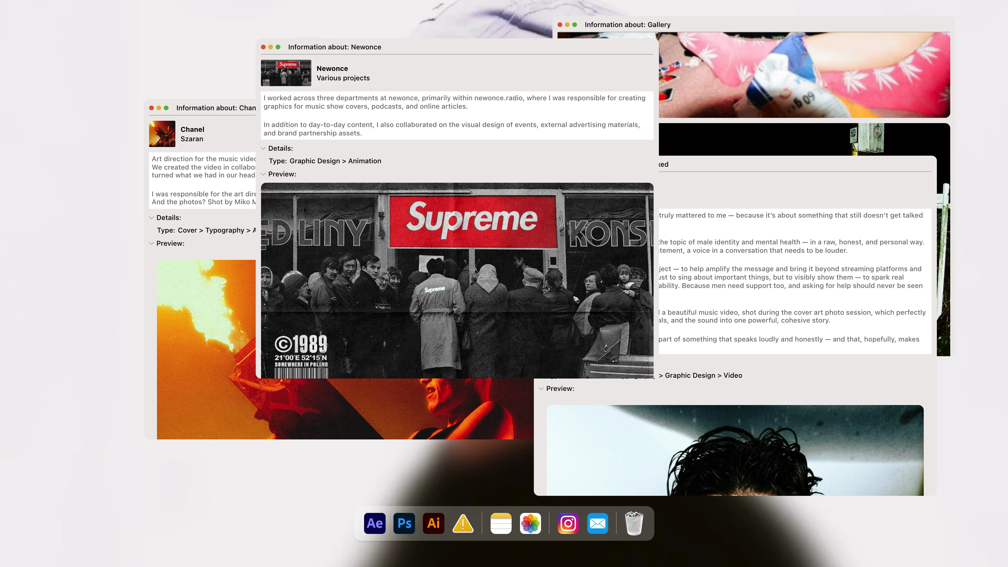 Full page screenshot of the bychudy website. Art Director, Graphic Designer, Photographer, and even Stylist sometimes, but …