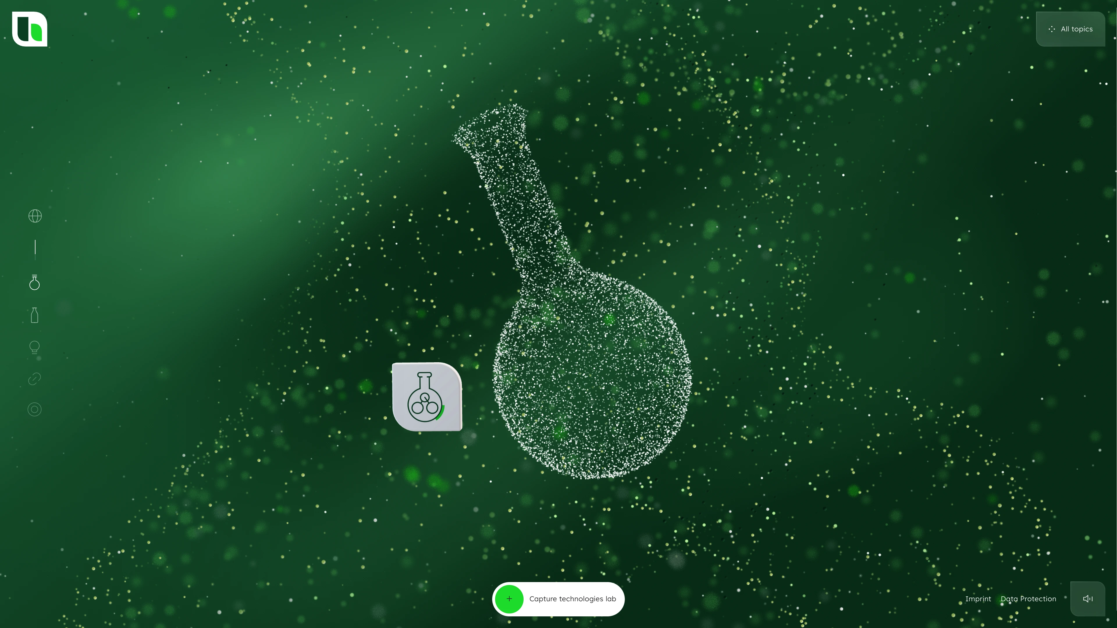 Full page screenshot of the CCUS Experience website. A digital experience exploring Heidelberg Materials' pioneering work in Carbon …