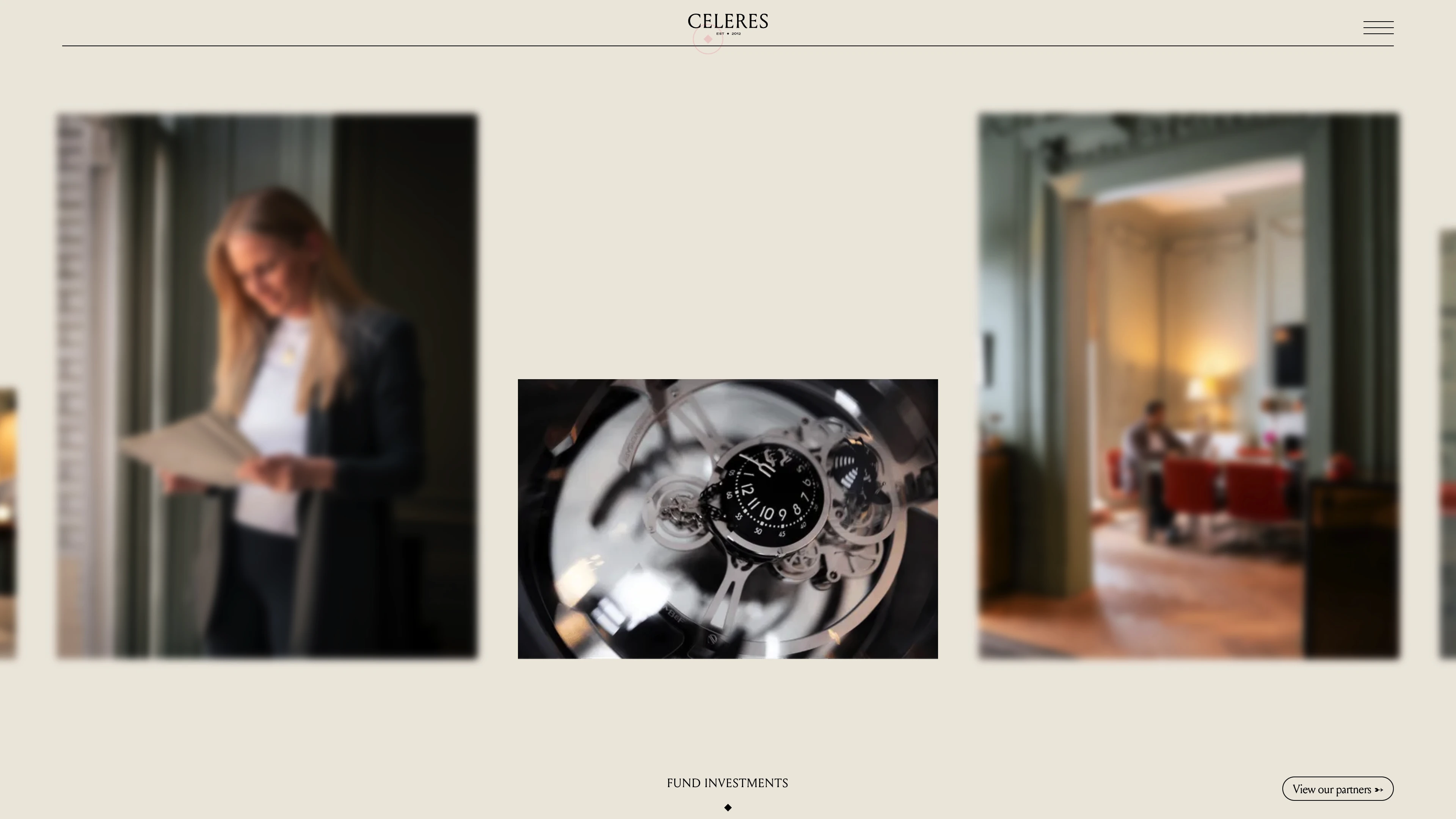 Full page screenshot of the Celeres website. Since our first major investment in 2009, Celeres has done things differently. …