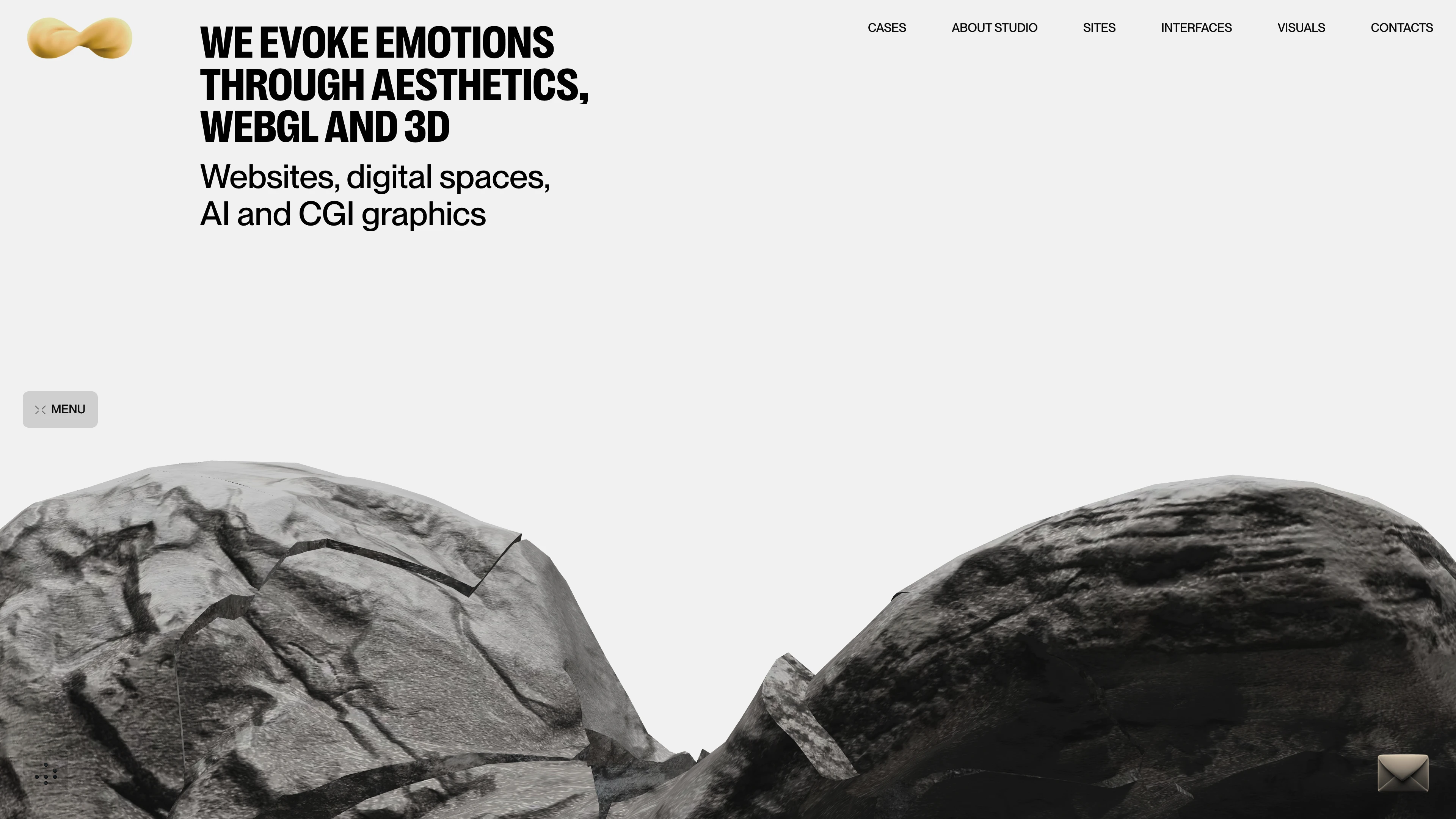 Full page screenshot of the Chipsa website. We make websites unlike everyone else’s - with elaborate animation, high-quality …