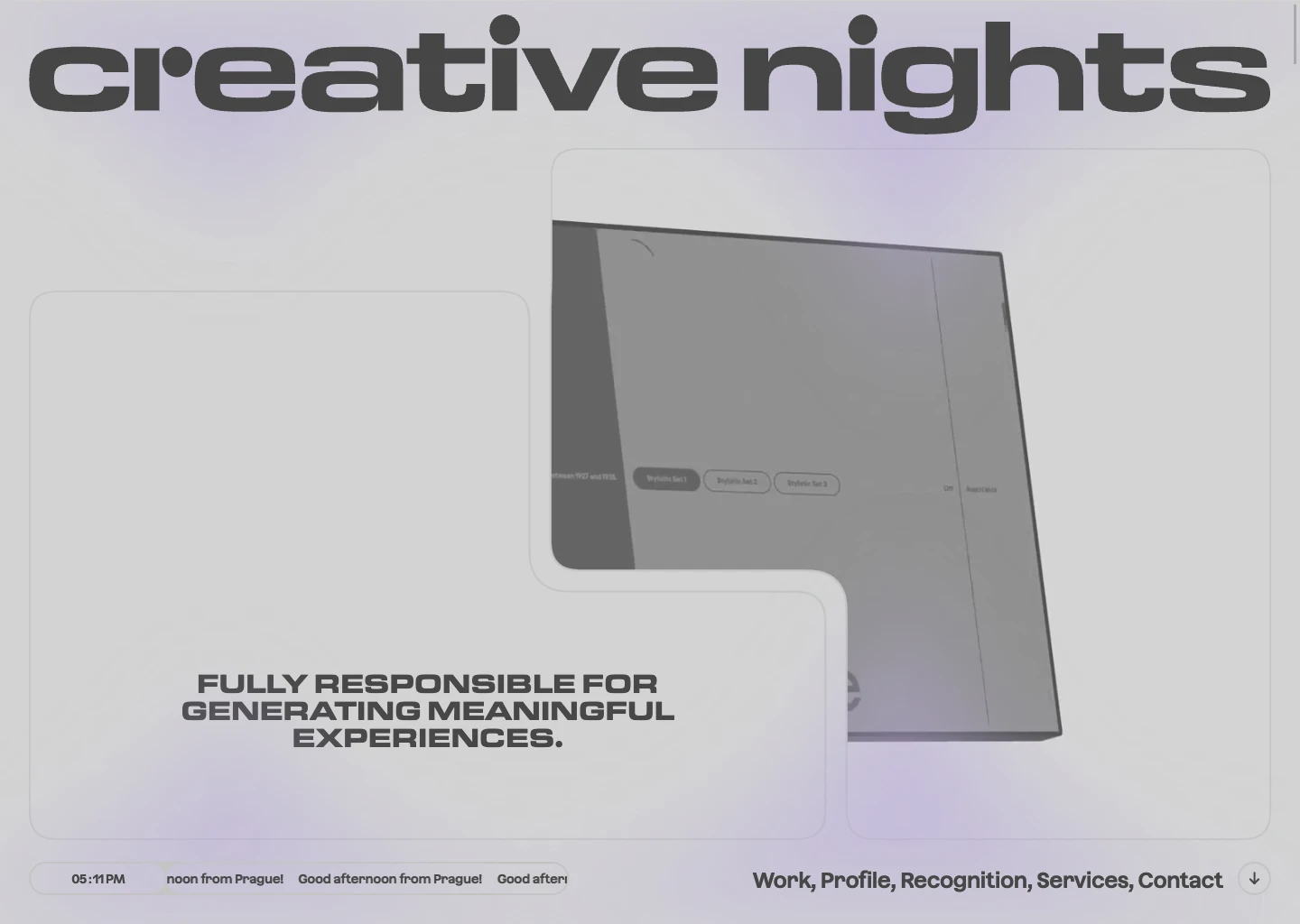 Creative Nights - landing.love