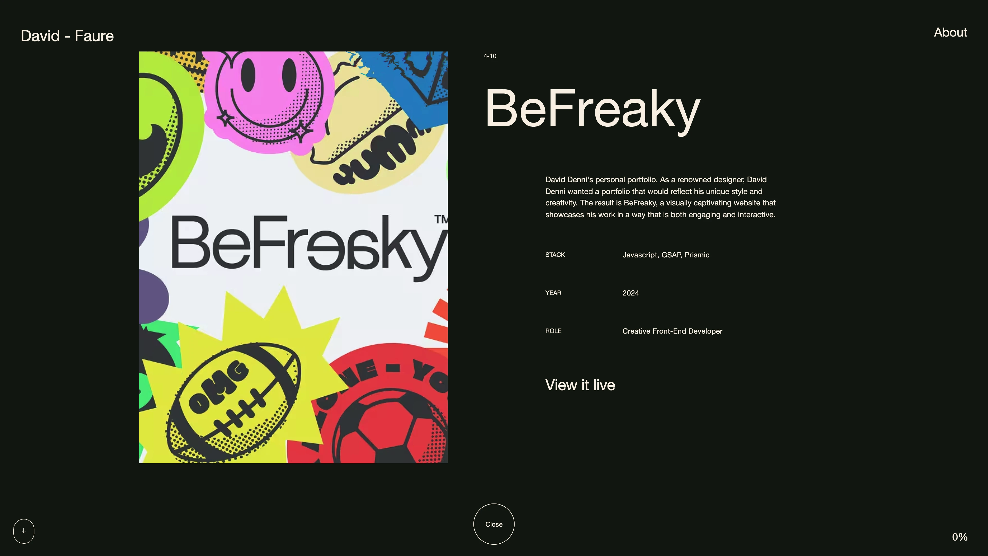 Full page screenshot of the David Faure website. Hello I'm David Faure, a former Apple enthusiast turned passionate freelance …