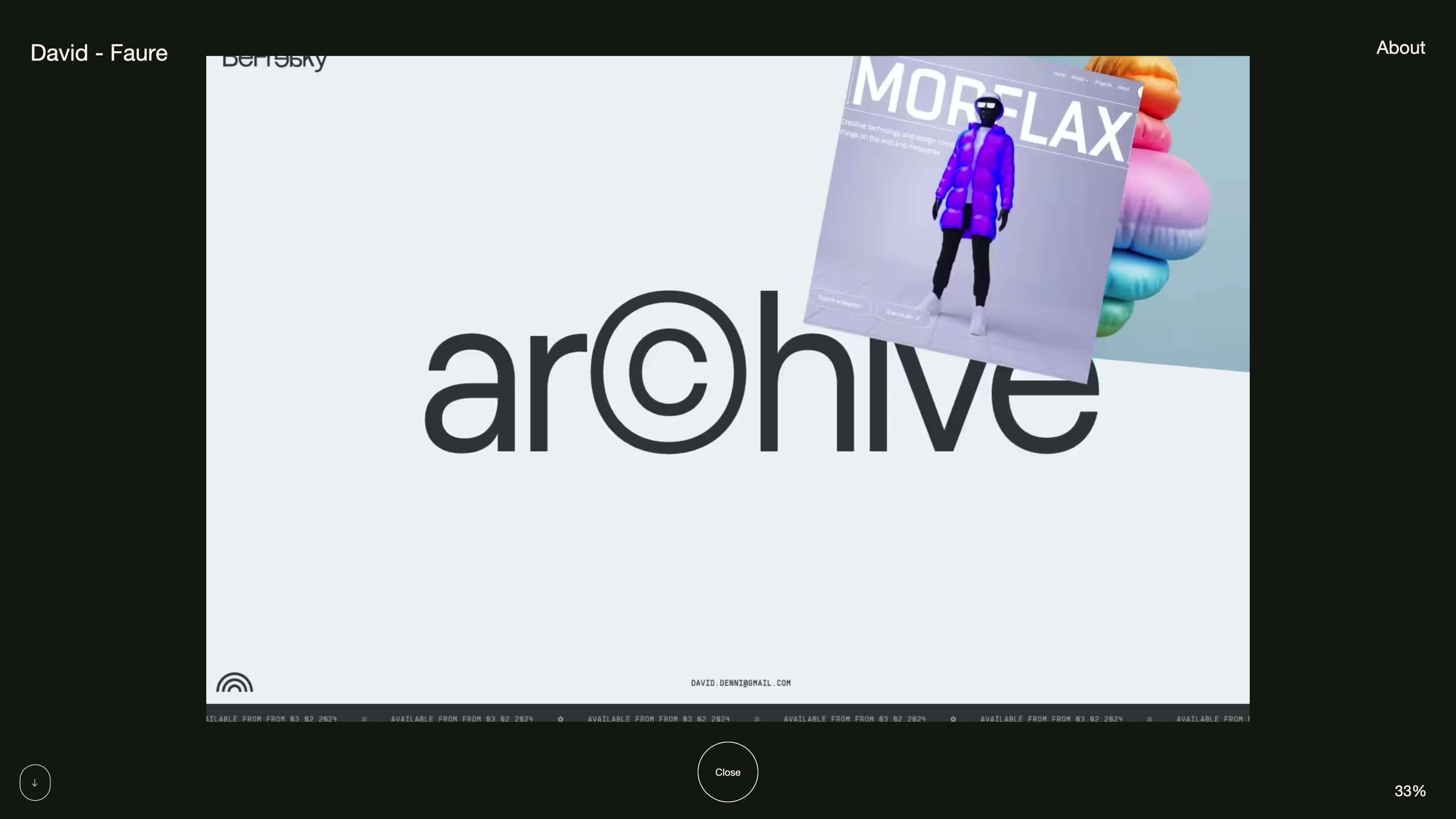 Full page screenshot of the David Faure website. Hello I'm David Faure, a former Apple enthusiast turned passionate freelance …