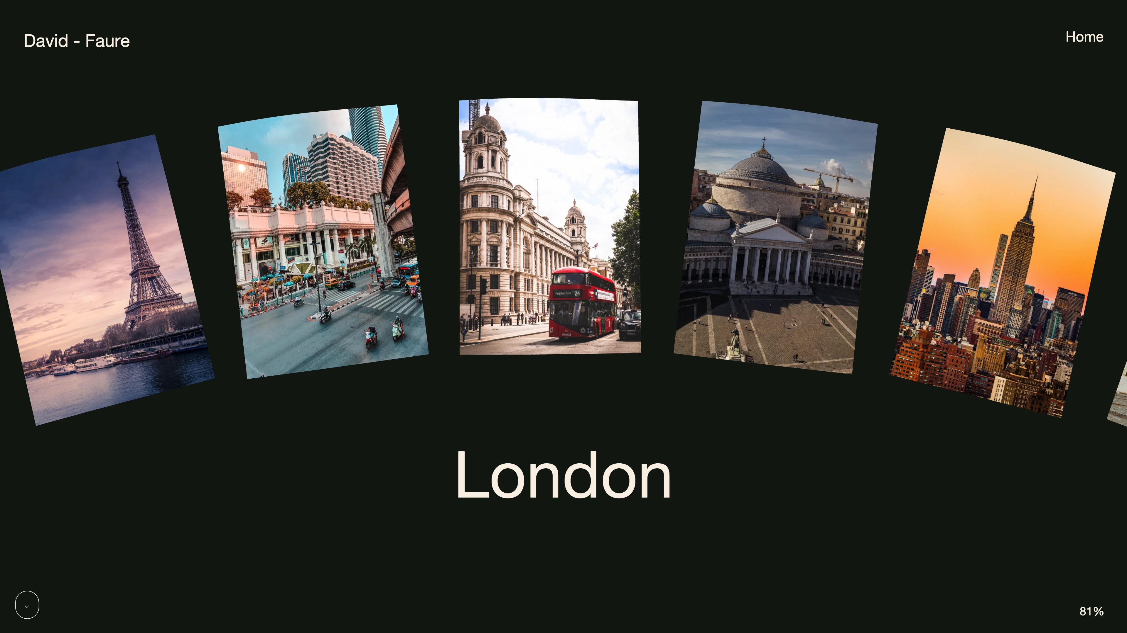 Full page screenshot of the David Faure website. Hello I'm David Faure, a former Apple enthusiast turned passionate freelance …