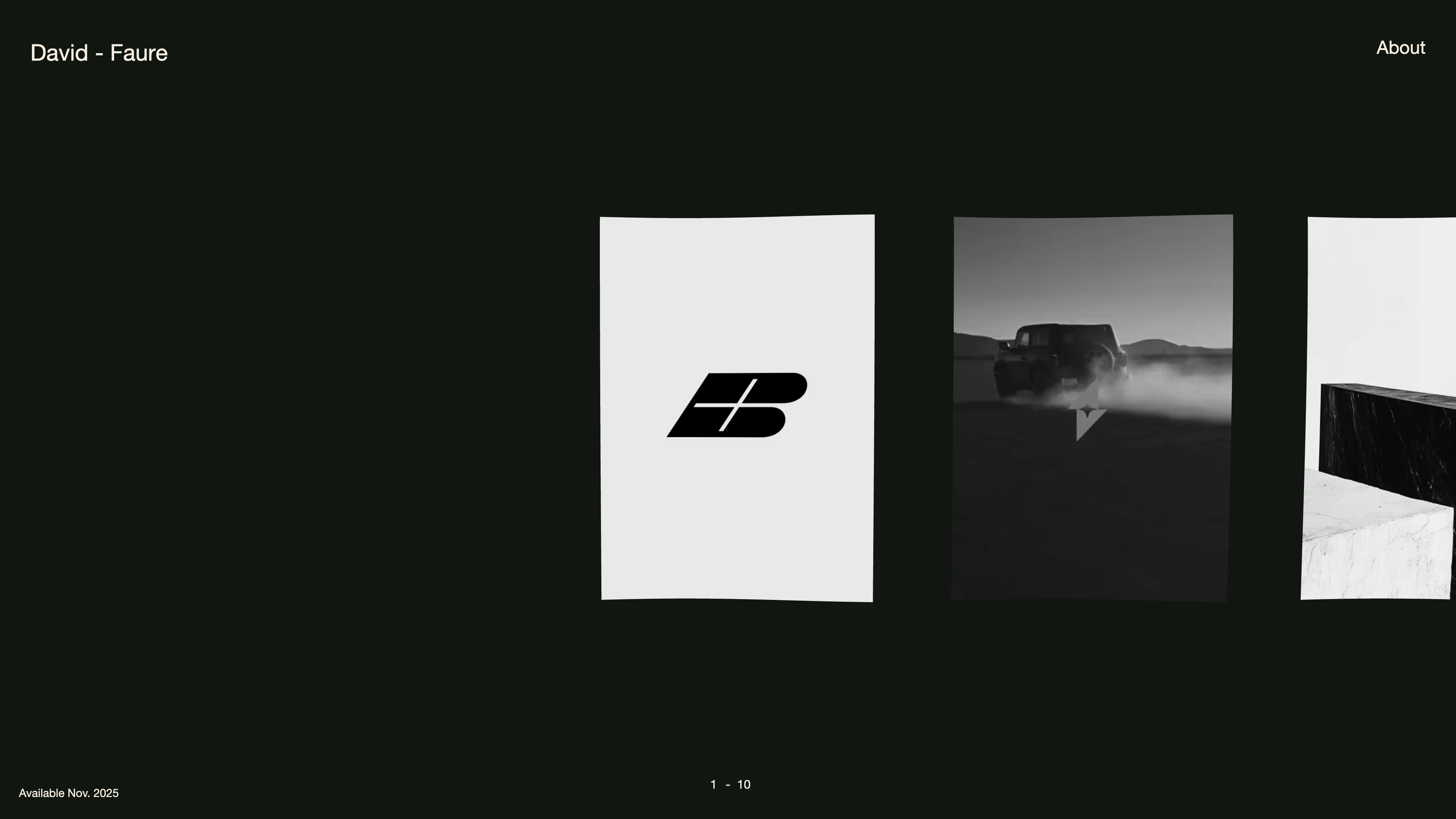 Full page screenshot of the David Faure website. Hello I'm David Faure, a former Apple enthusiast turned passionate freelance …