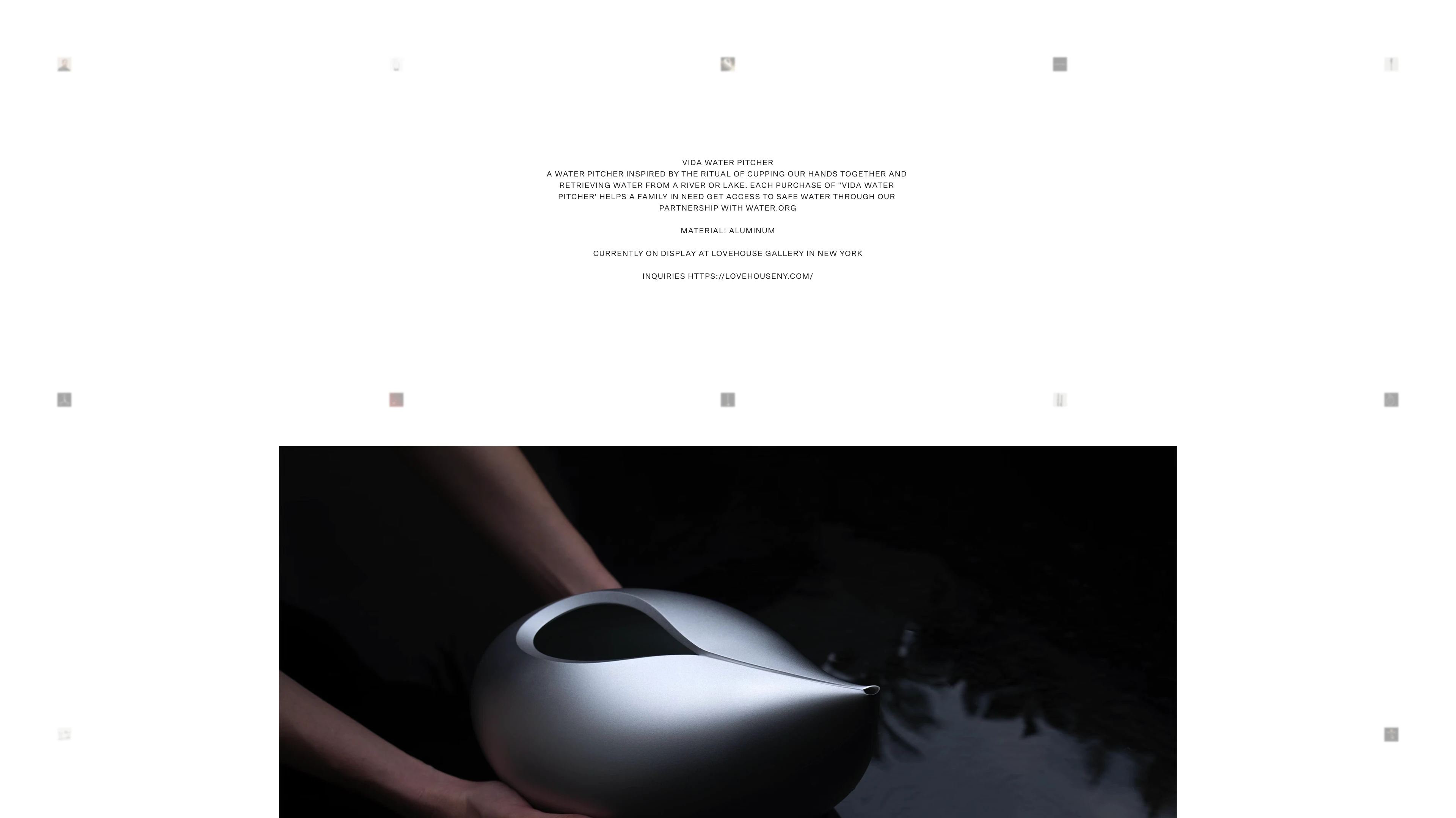 Full page screenshot of the Alberto Essesi website. Alberto Essesi is a designer with experience working with leading design and …