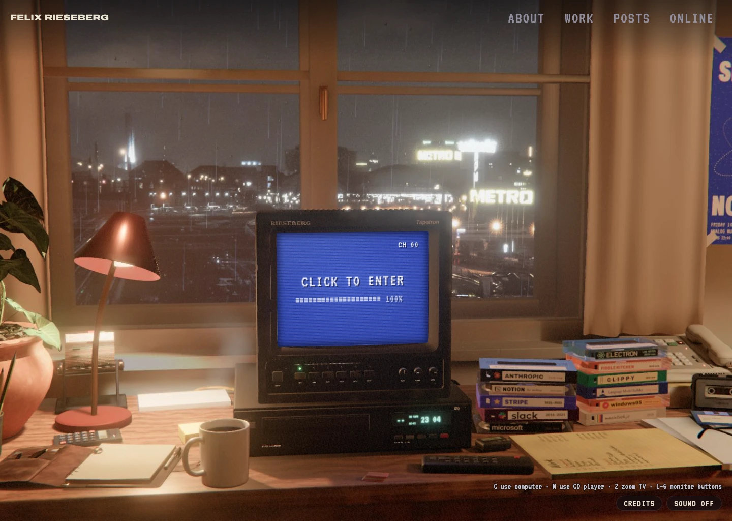 Felix Rieseberg — 3D Website