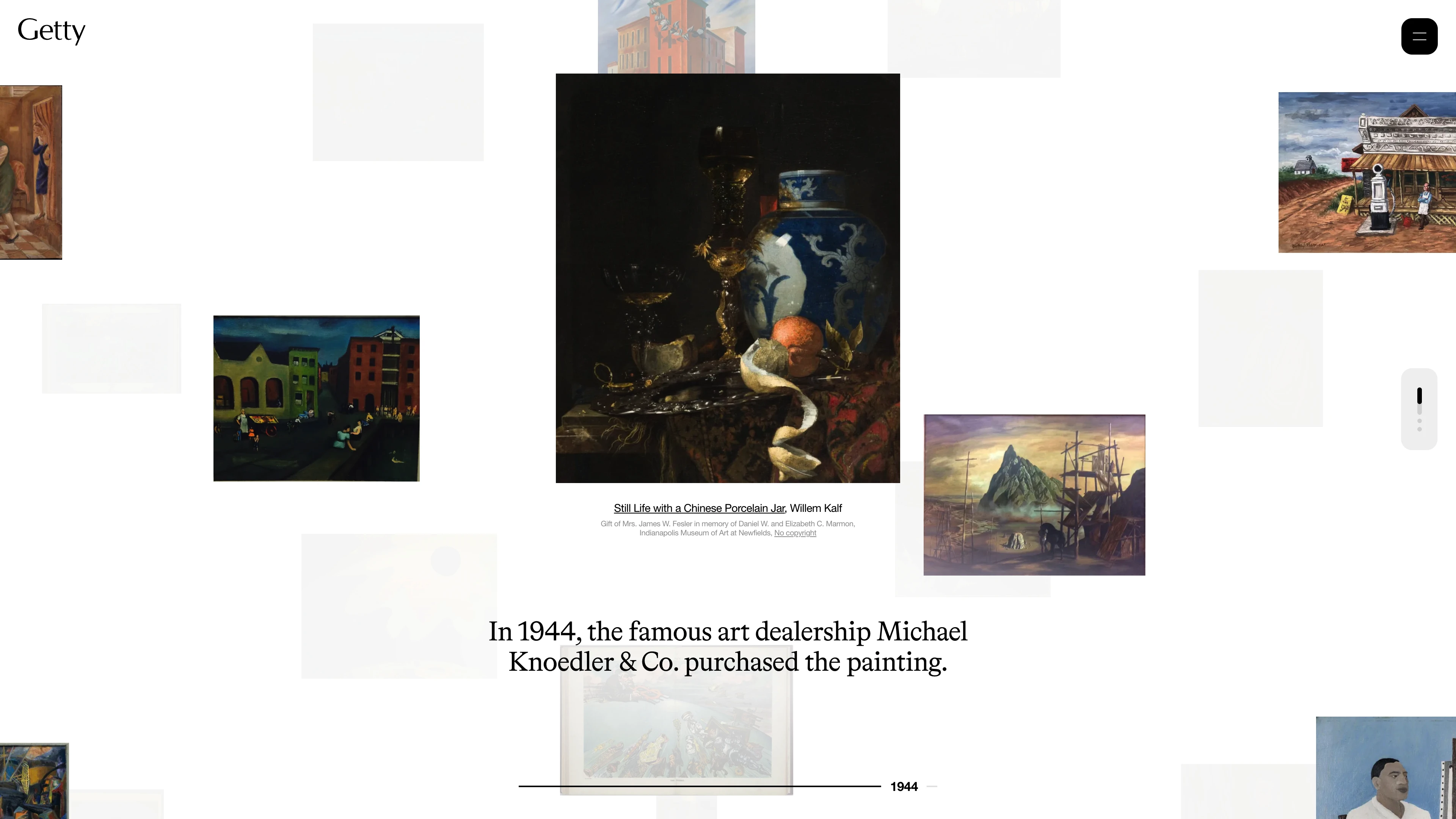 Full page screenshot of the Getty - Tracing Art website. How the Getty Provenance Index is transforming research on the social life of …