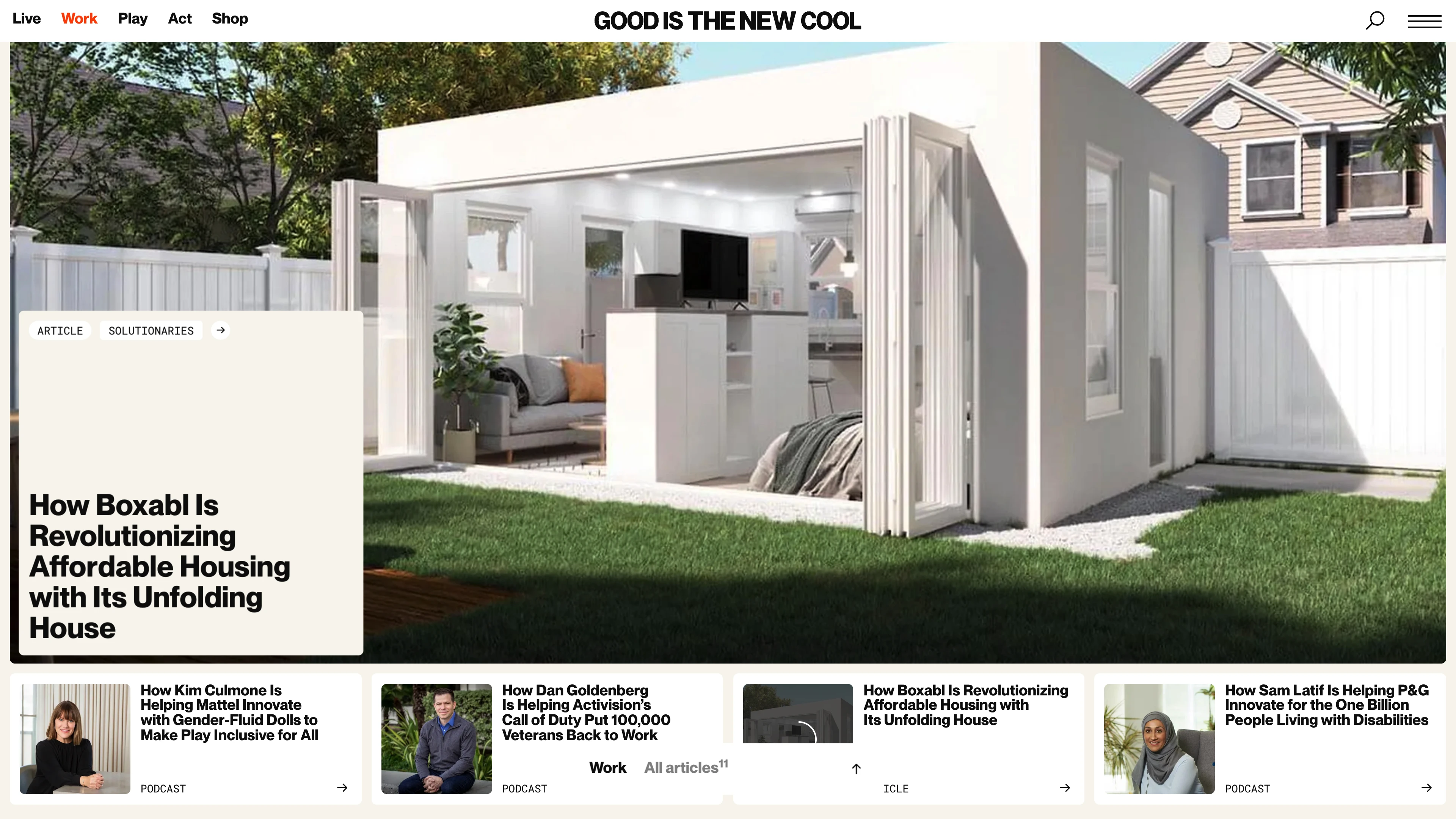 Good is the new Cool