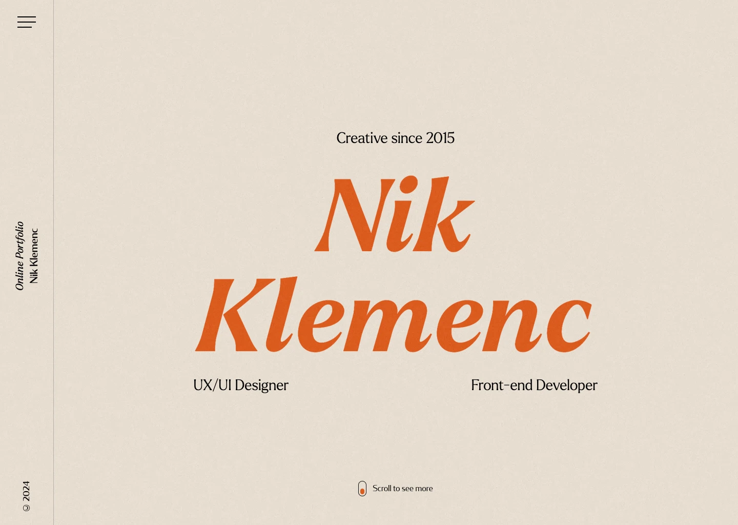 Nik Klemenc Website Examples For Your Inspiration Landing love