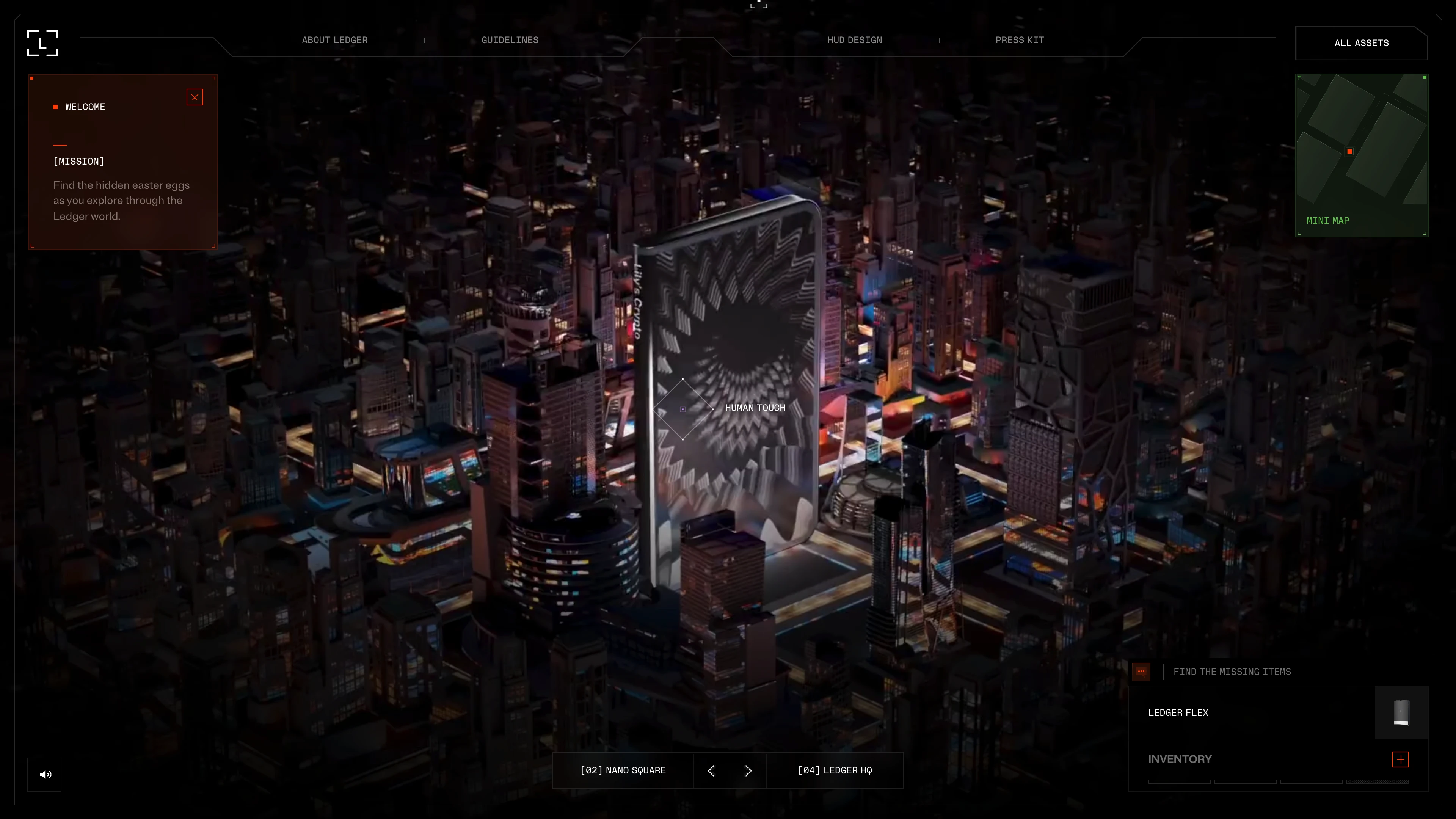Full page screenshot of the Ledger Brandbook website. At Ledger, brand is responsible for designing and adding humanity to our …