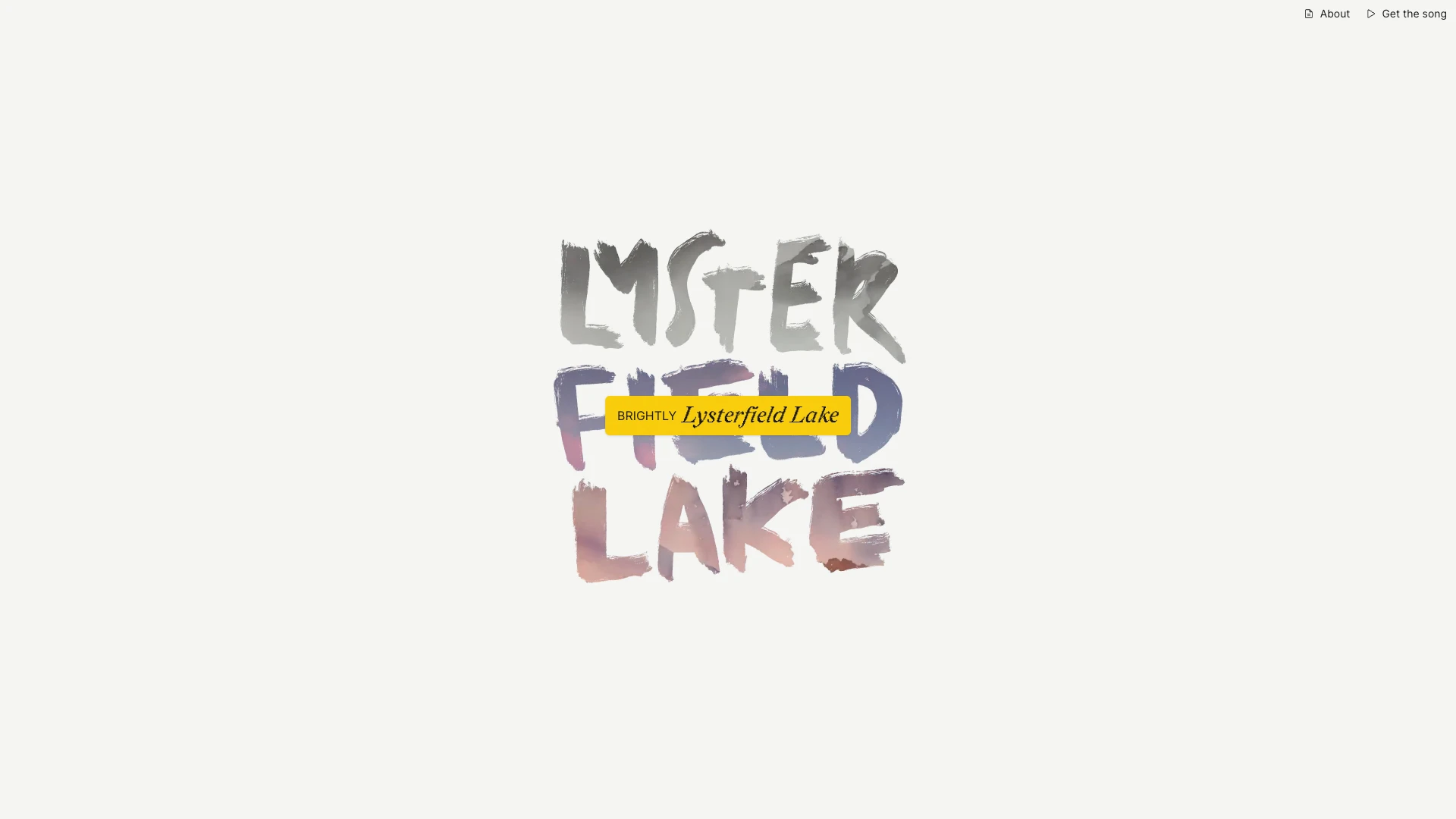 Lysterfield Lake