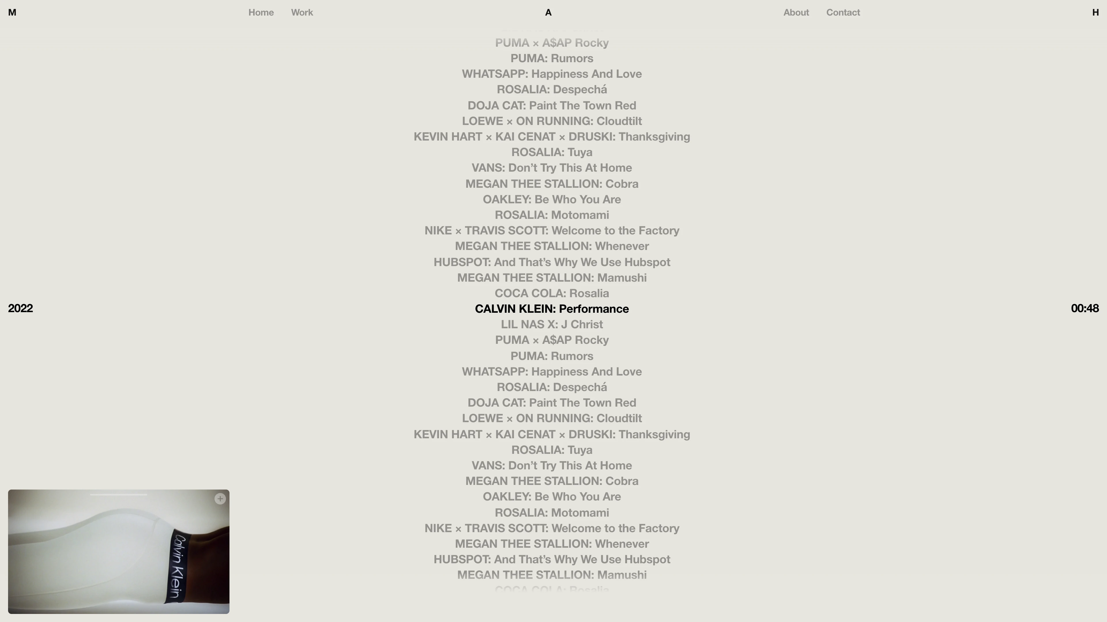 Full page screenshot of the Mah Ferraz website. Mah is a multi-award winning Brazilian Film Editor and the Co-Founder of Church …