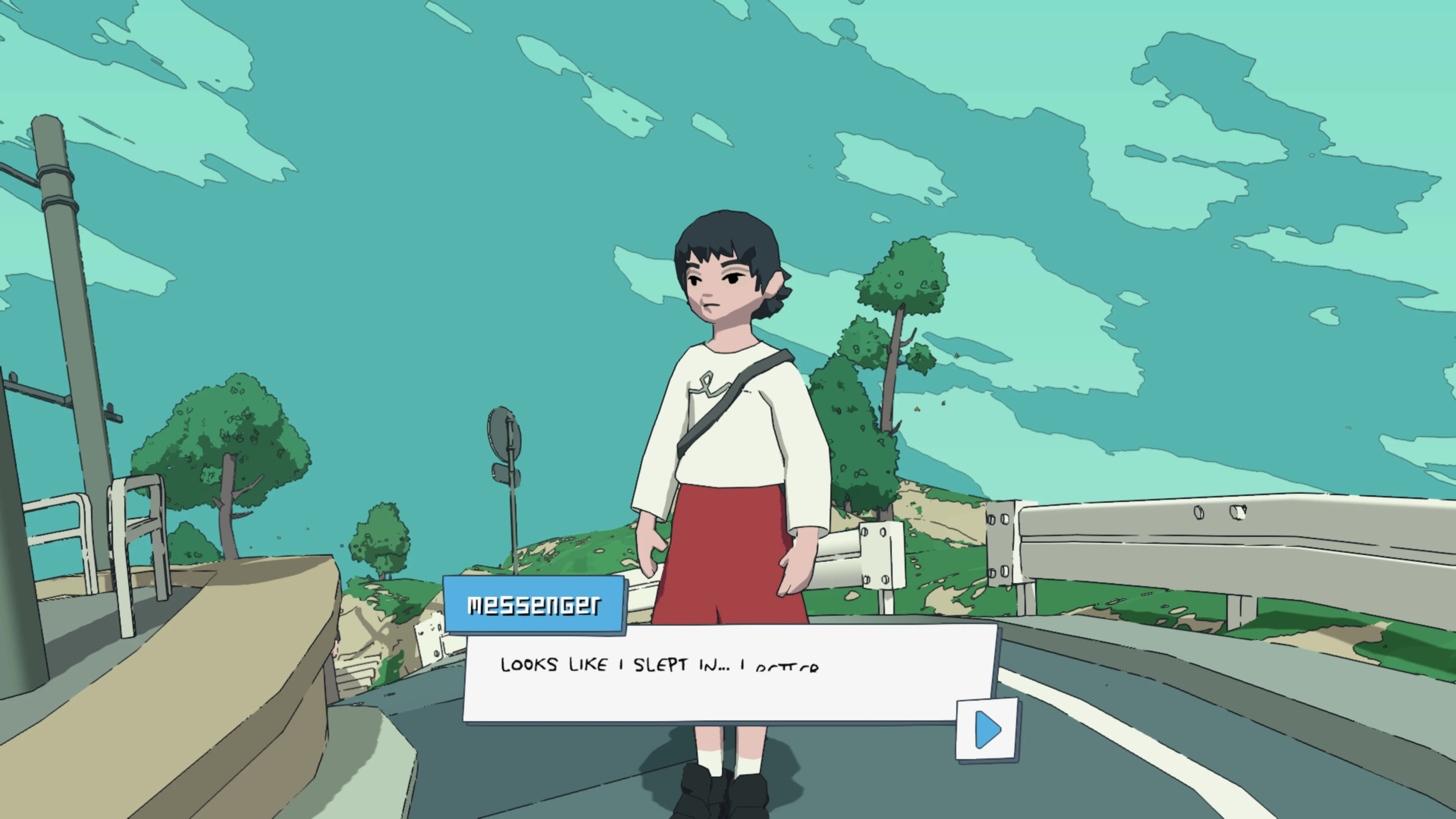 Full page screenshot of the Messenger website. It's a small planet, but someone's gotta make the deliveries.