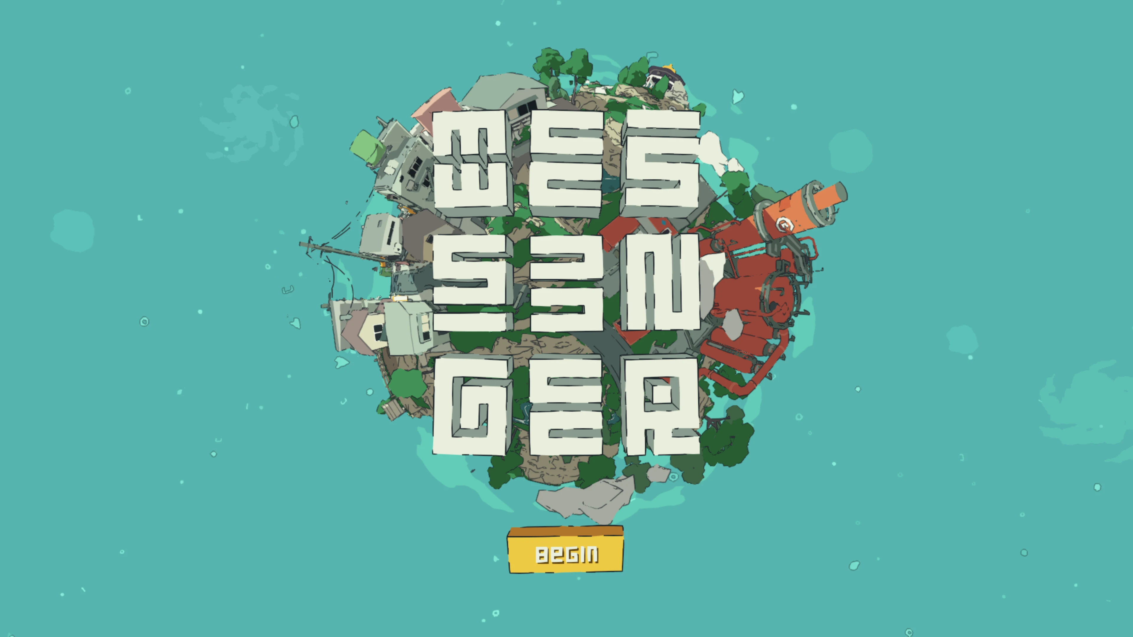 Full page screenshot of the Messenger website. It's a small planet, but someone's gotta make the deliveries.
