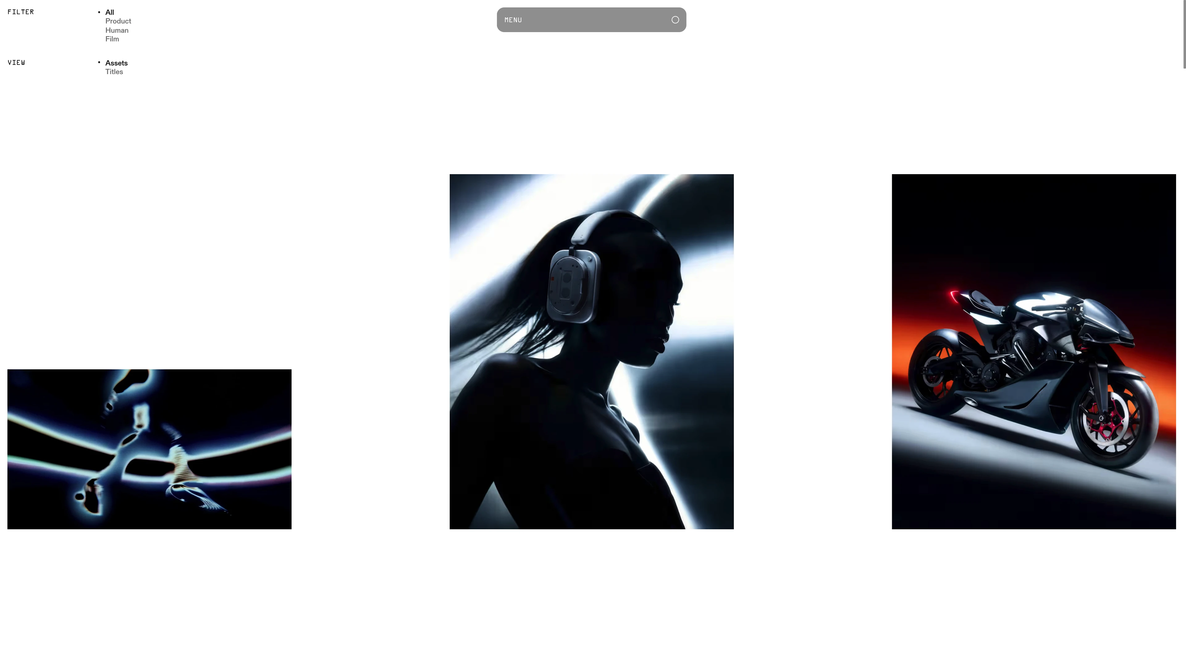 Full page screenshot of the Minorstep website. Minorstep is an image-making studio founded and led by George Kroustallis, a …