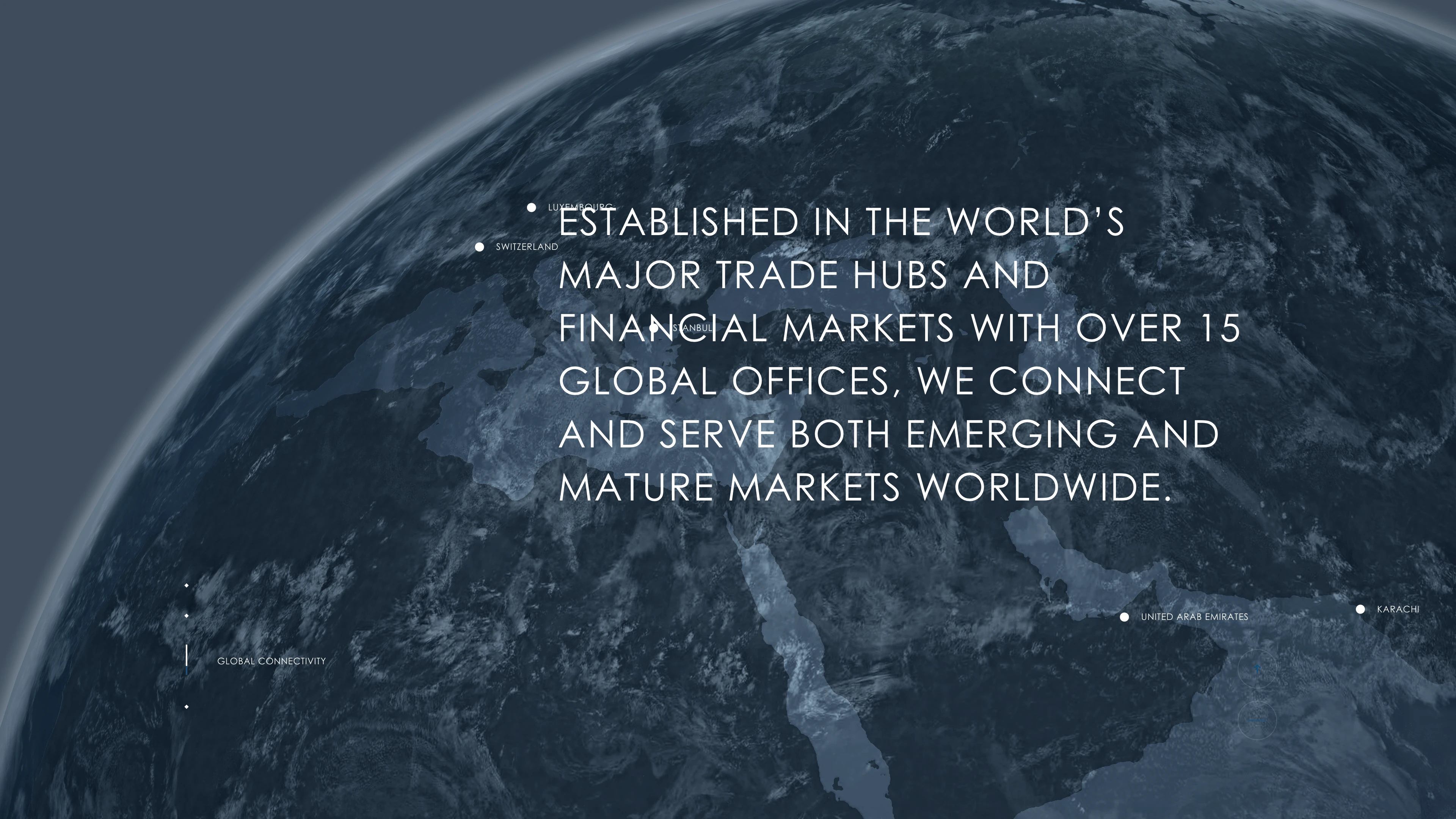 Full page screenshot of the Montfort website. We are a global commodity trading company and asset investment company that …