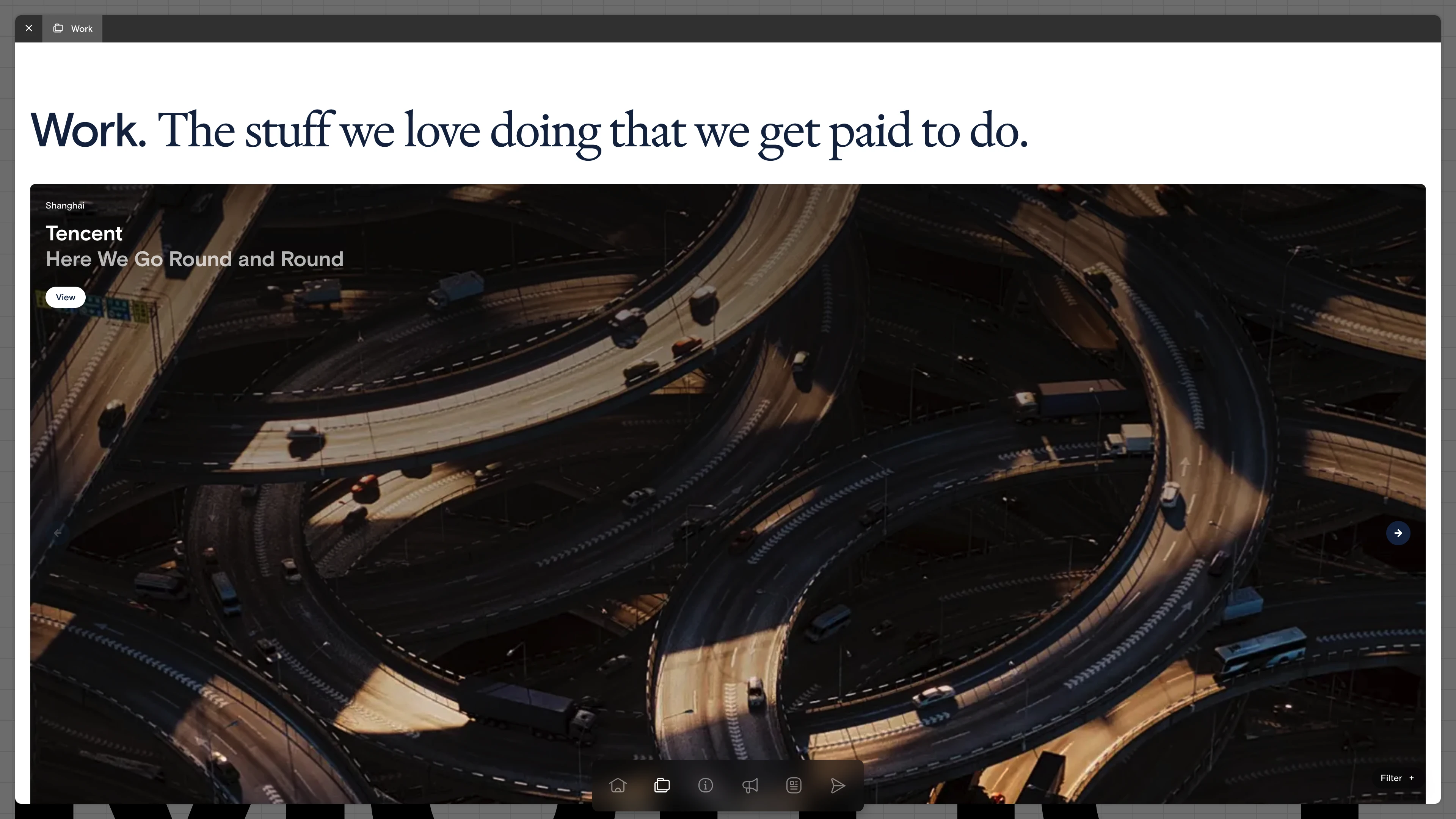 Full page screenshot of the Mother Family website. A meeting place for the world’s best creatives and the world’s most ambitious …