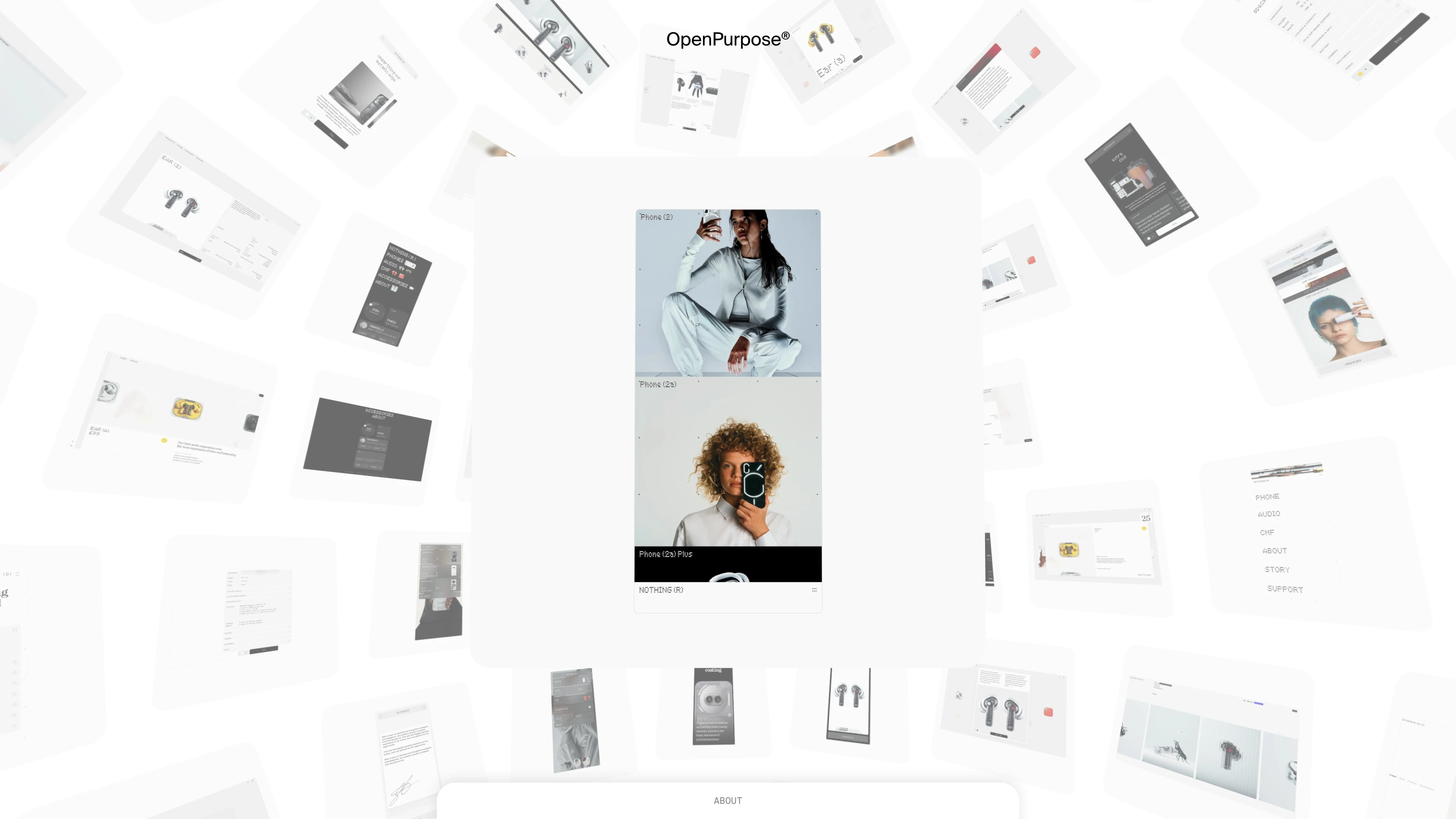 Full page screenshot of the OpenPurpose website. Welcome to The Creative Circle. A curated membership club for designers, …