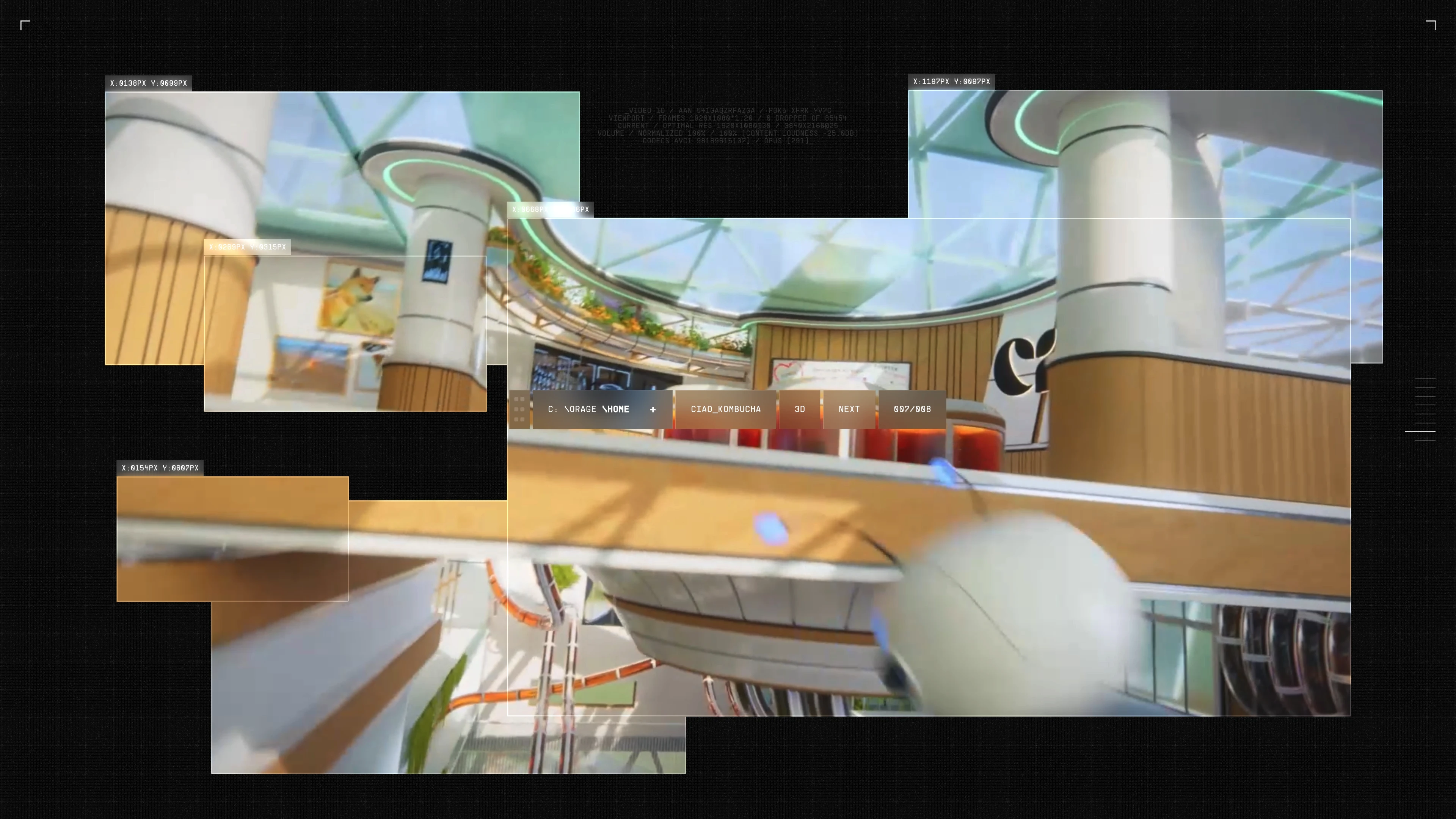 Full page screenshot of the Orage website. Orage studio is a creative post-production studio based in Paris. Combining …