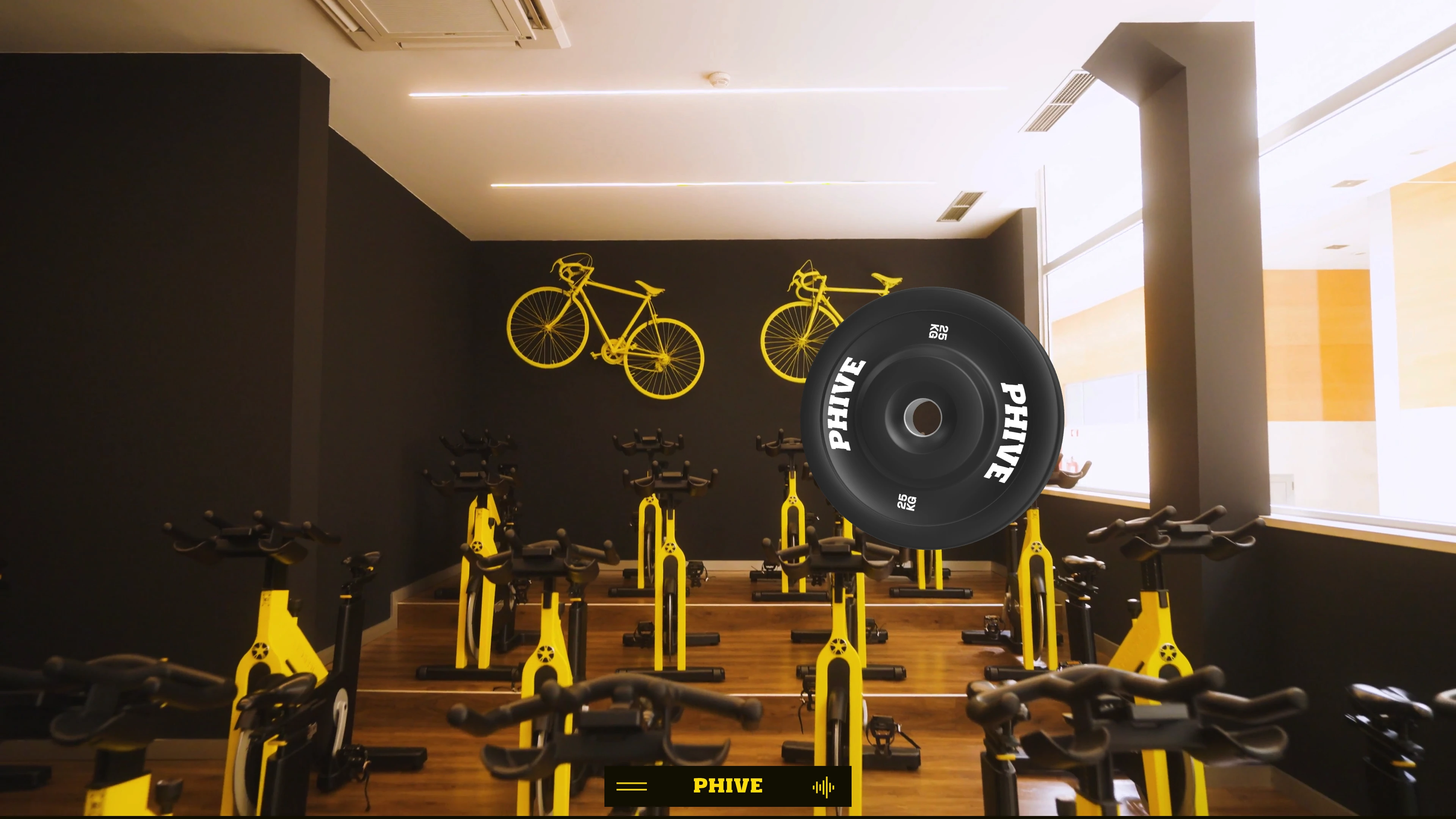 Full page screenshot of the Phive website. It's not just fitness. It's living fully