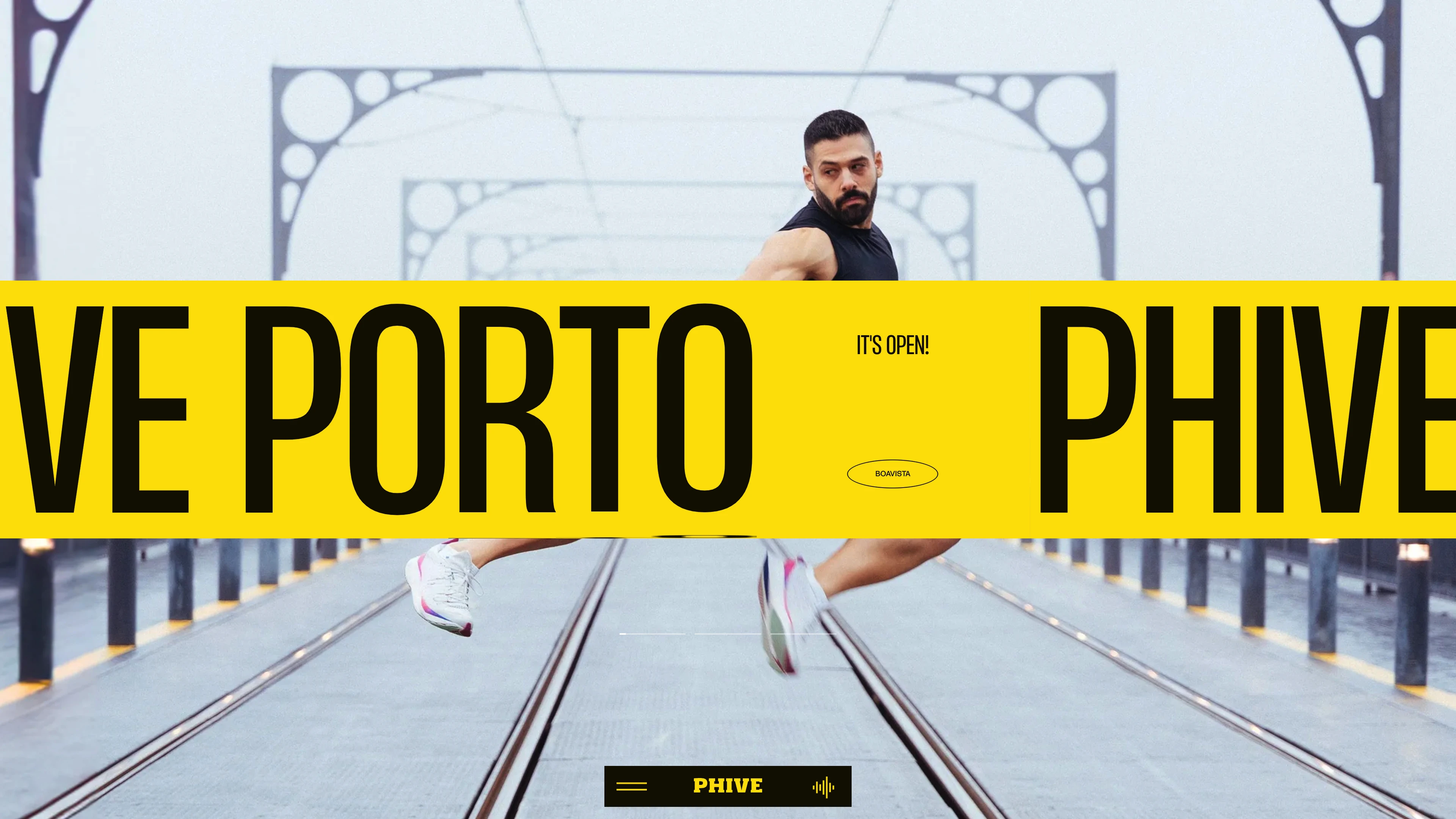Full page screenshot of the Phive website. It's not just fitness. It's living fully