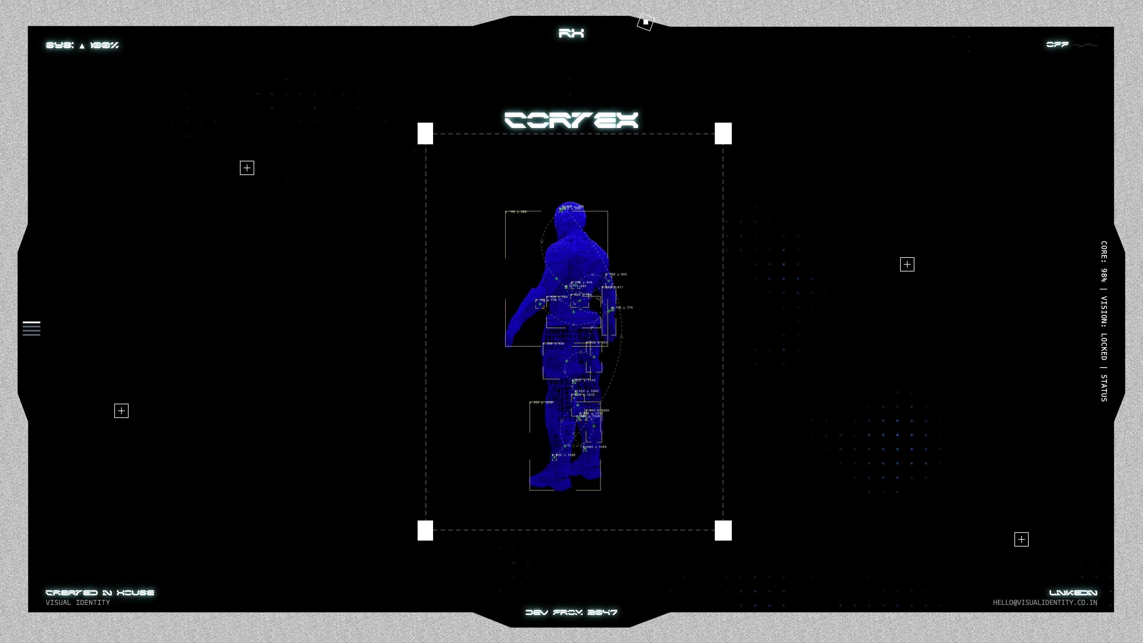 Full page screenshot of the Rohit Harish website. Creative developer specializing in React, Vue.js, and modern web technologies