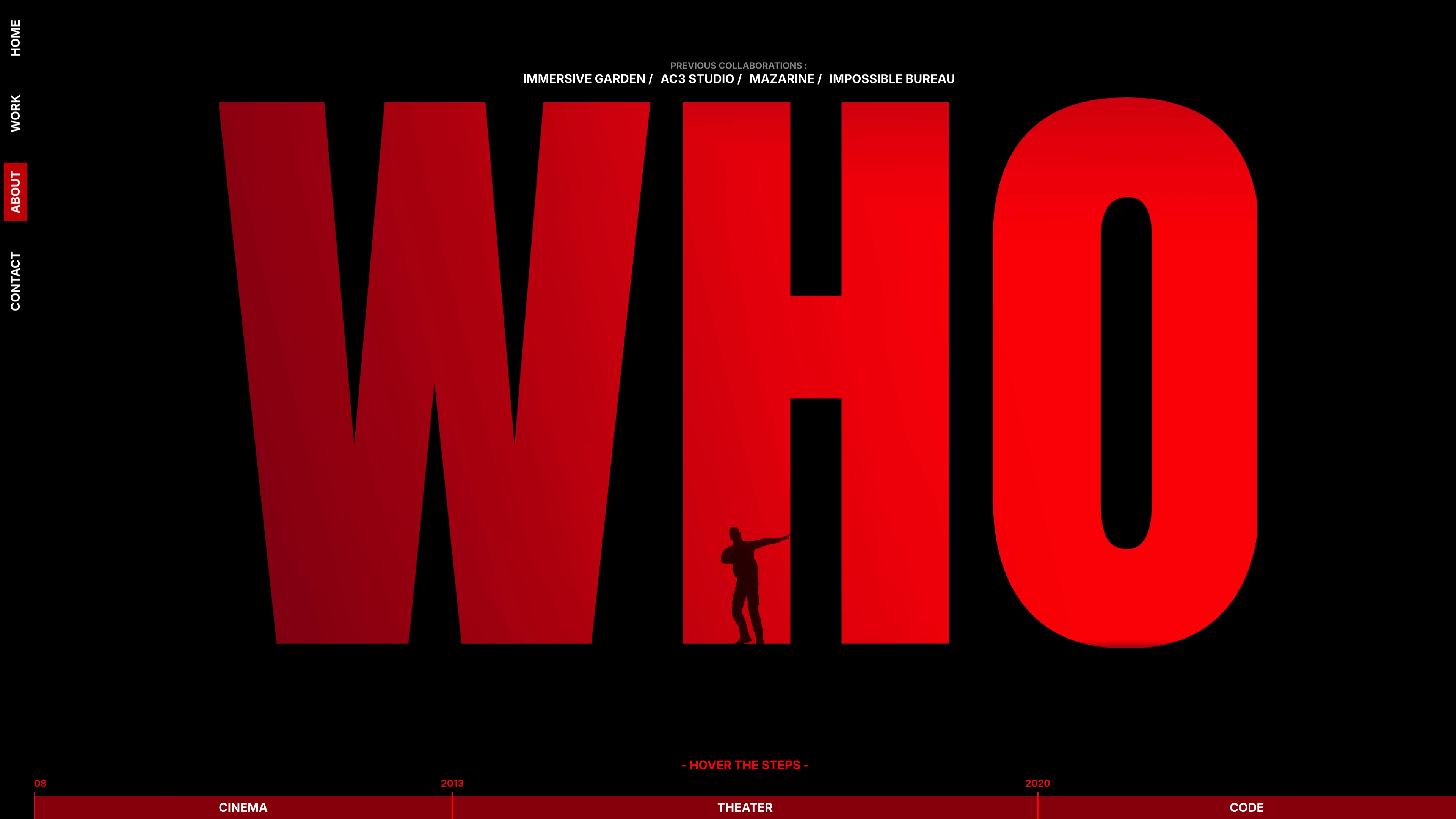 Full page screenshot of the Roman Jean-Elie website. Hi, I'm Roman a french creative developer based in Paris.