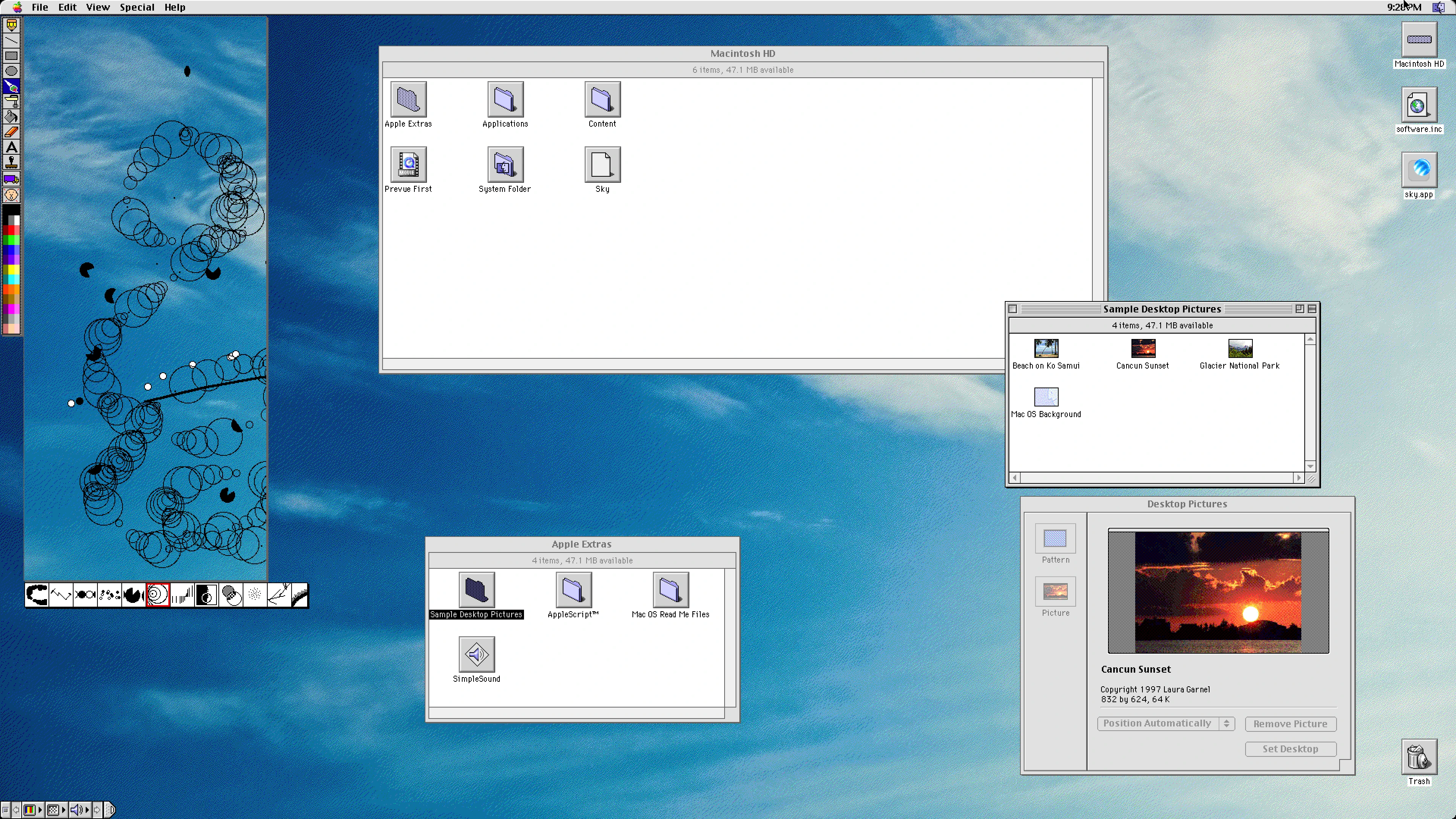 Full page screenshot of the Software Inc website. We're a small, passionate team who loves building great software. We've …