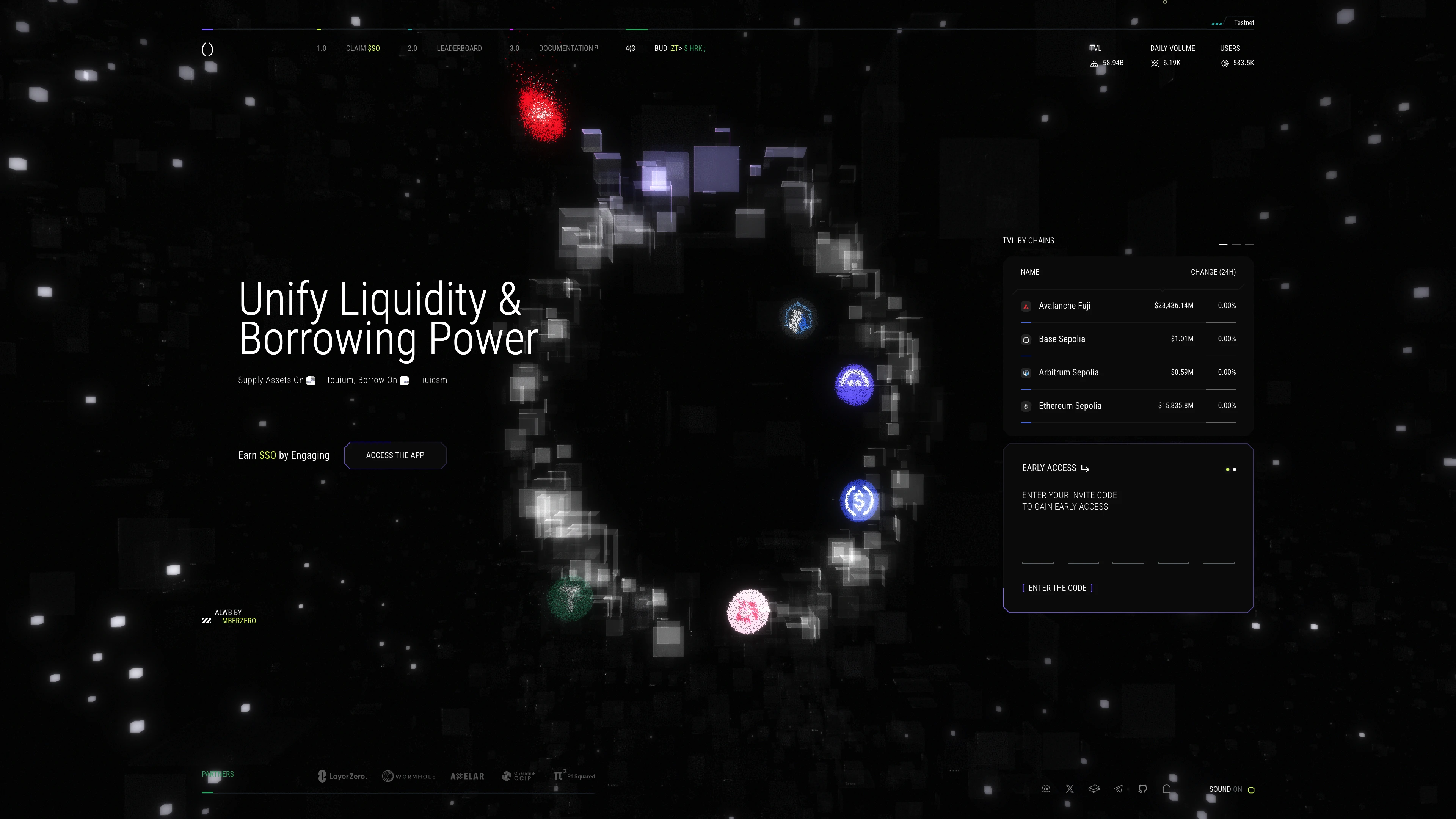 Full page screenshot of the Soul Protocol website. Soul Protocol is a decentralized finance (DeFi) protocol that provides seamless …