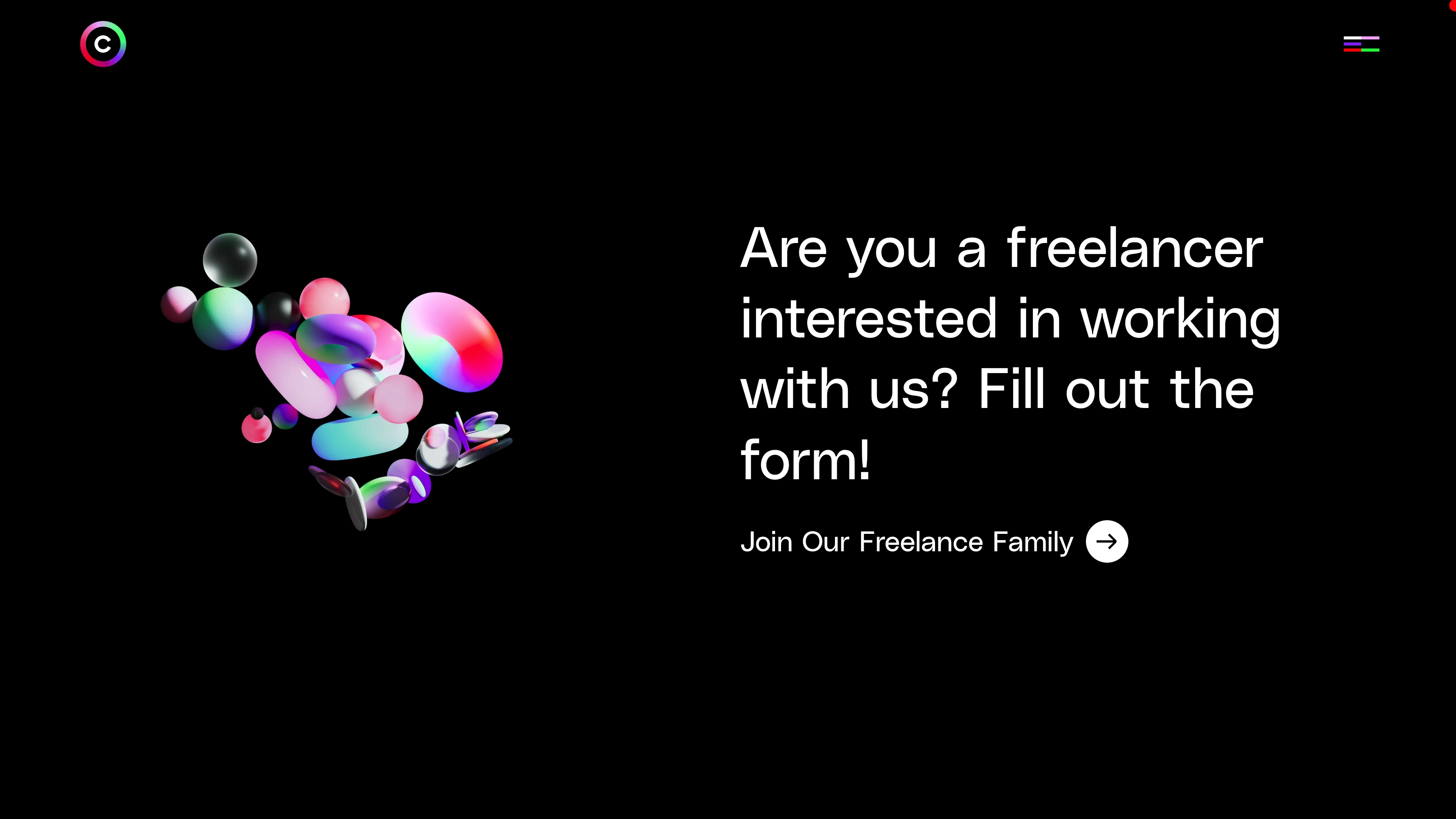 Full page screenshot of the Clim Studio website. We are a design, animation, and motion graphics studio that delivers …