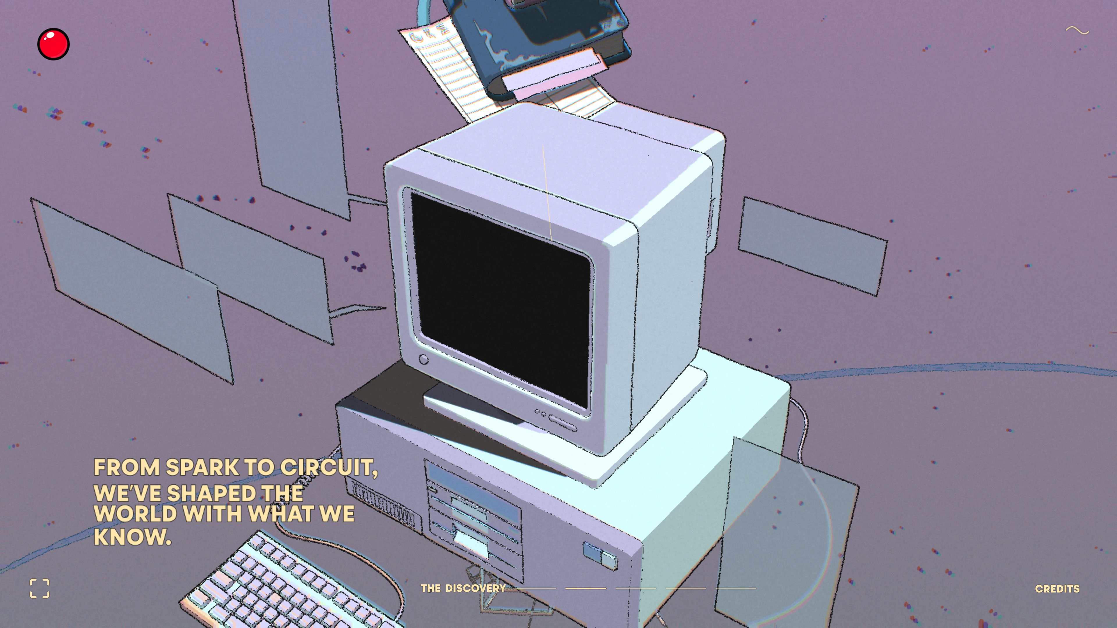 Full page screenshot of the The Monolith Project website. Across the stars, a silent monolith awakens. The Monolith Project: Where every …