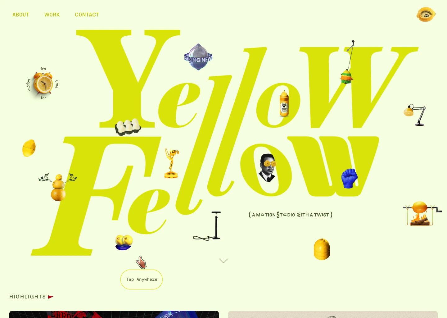Yellow Fellow - landing.love