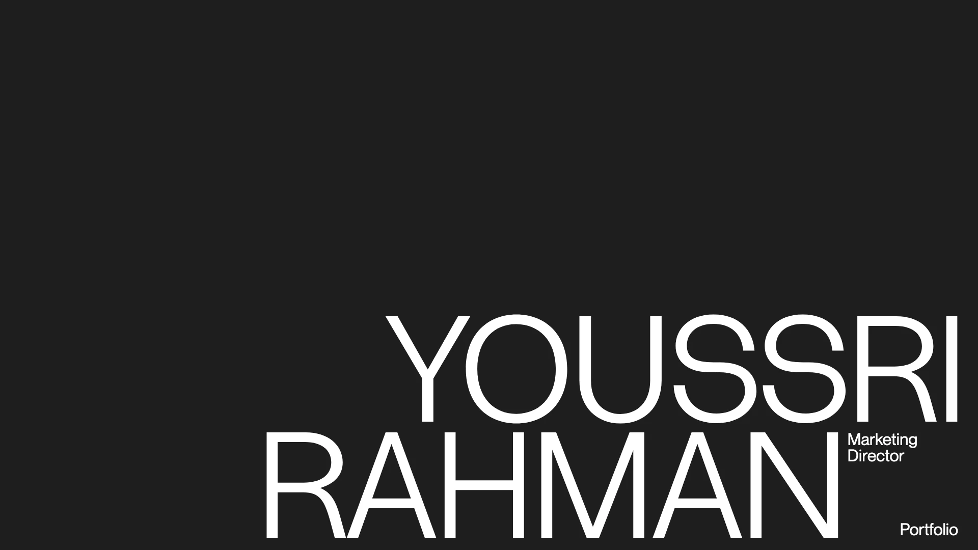 Youssri Rahman